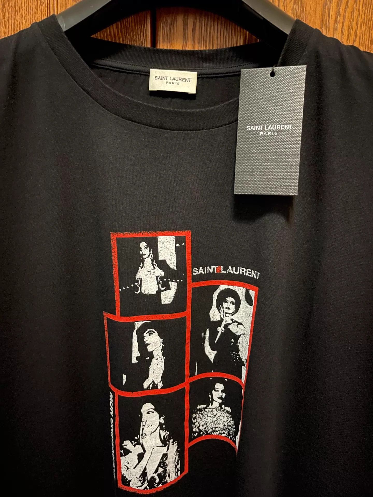 Saint Laurent Paris Saint Laurent Oversized Short Sleeve T-Shirt L NWT Size US XL / EU 56 / 4 - 5 Thumbnail