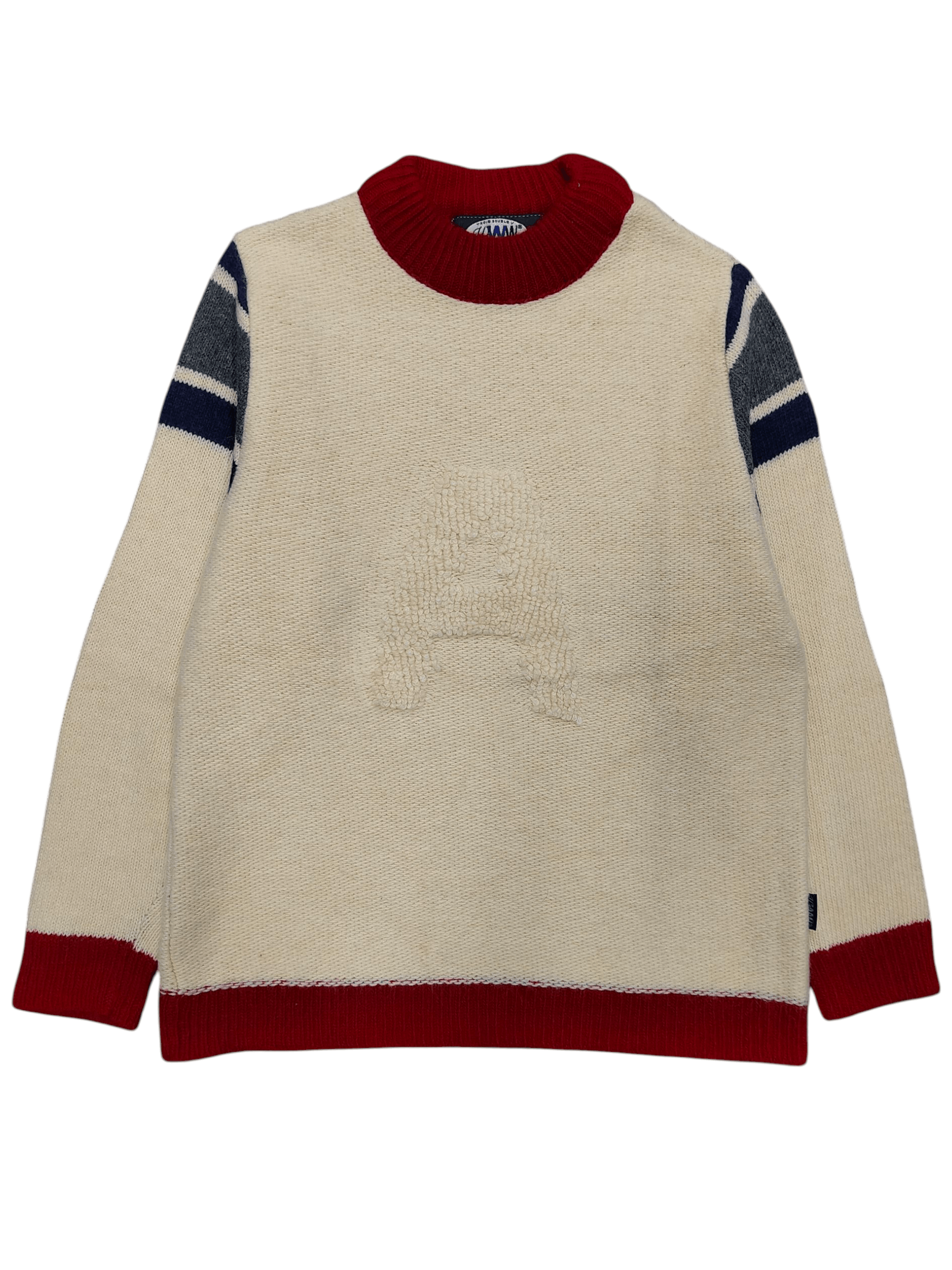 Vintage 🔥Vtg Trois Double France Wool Knitwear Size US S / EU 44-46 / 1 - 1 Thumbnail