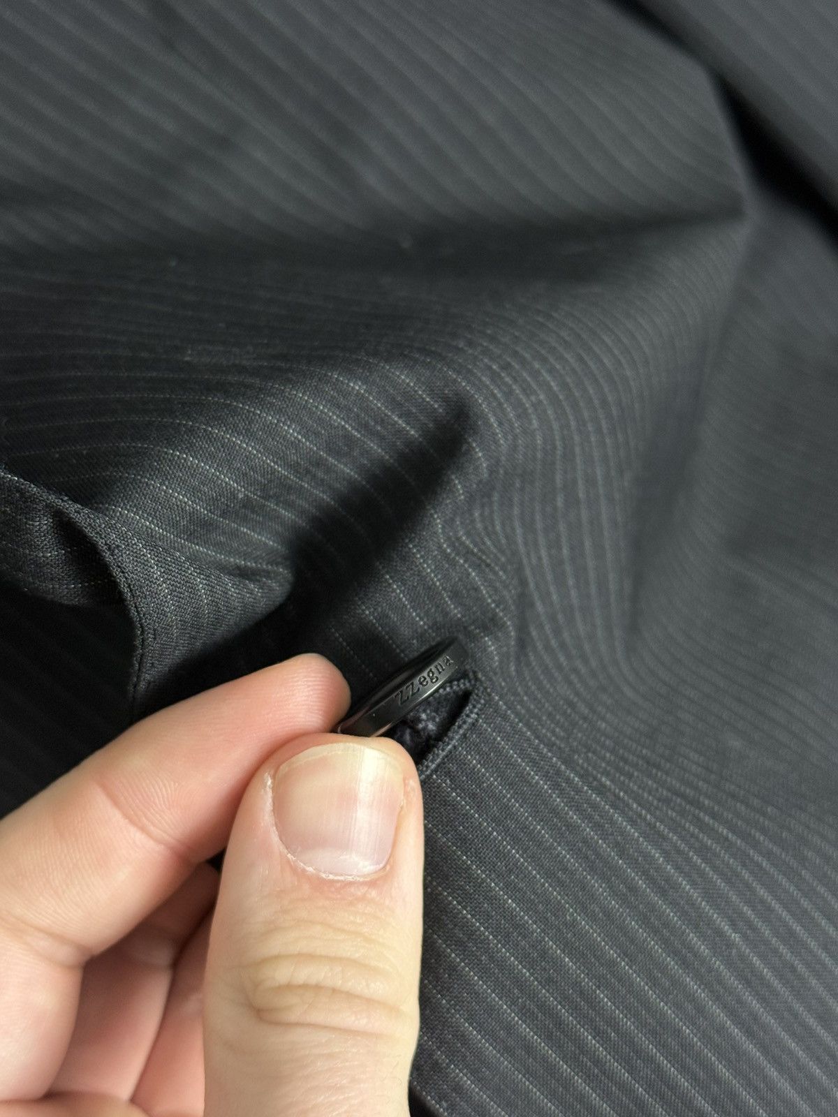 Z Zegna Z Zegna City Luxury Wool Stripped Men’s Suit 52R Size 52R - 6 Thumbnail