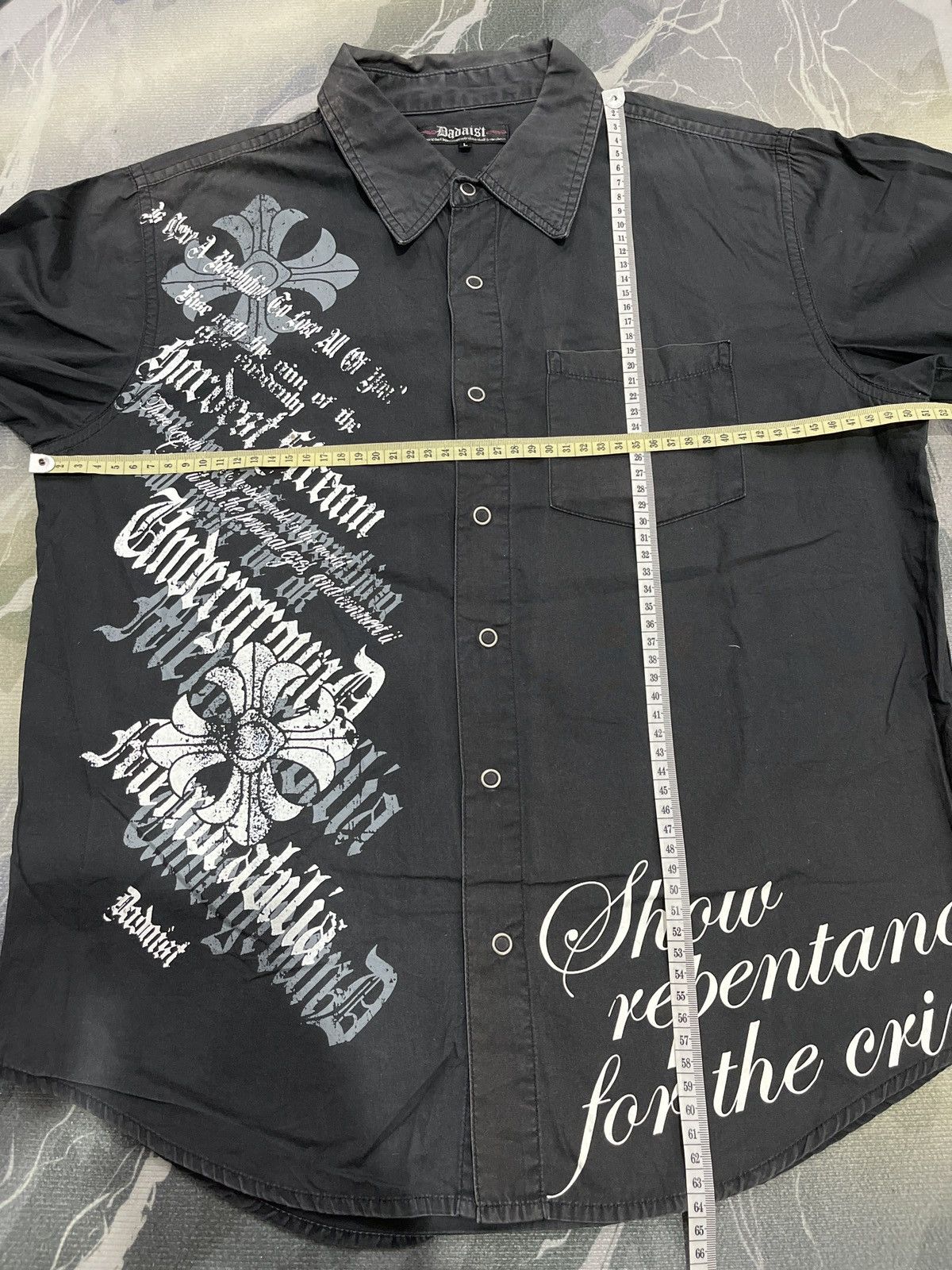 Japanese Brand Dadaist vampire shirt Size US M / EU 48-50 / 2 - 10 Thumbnail