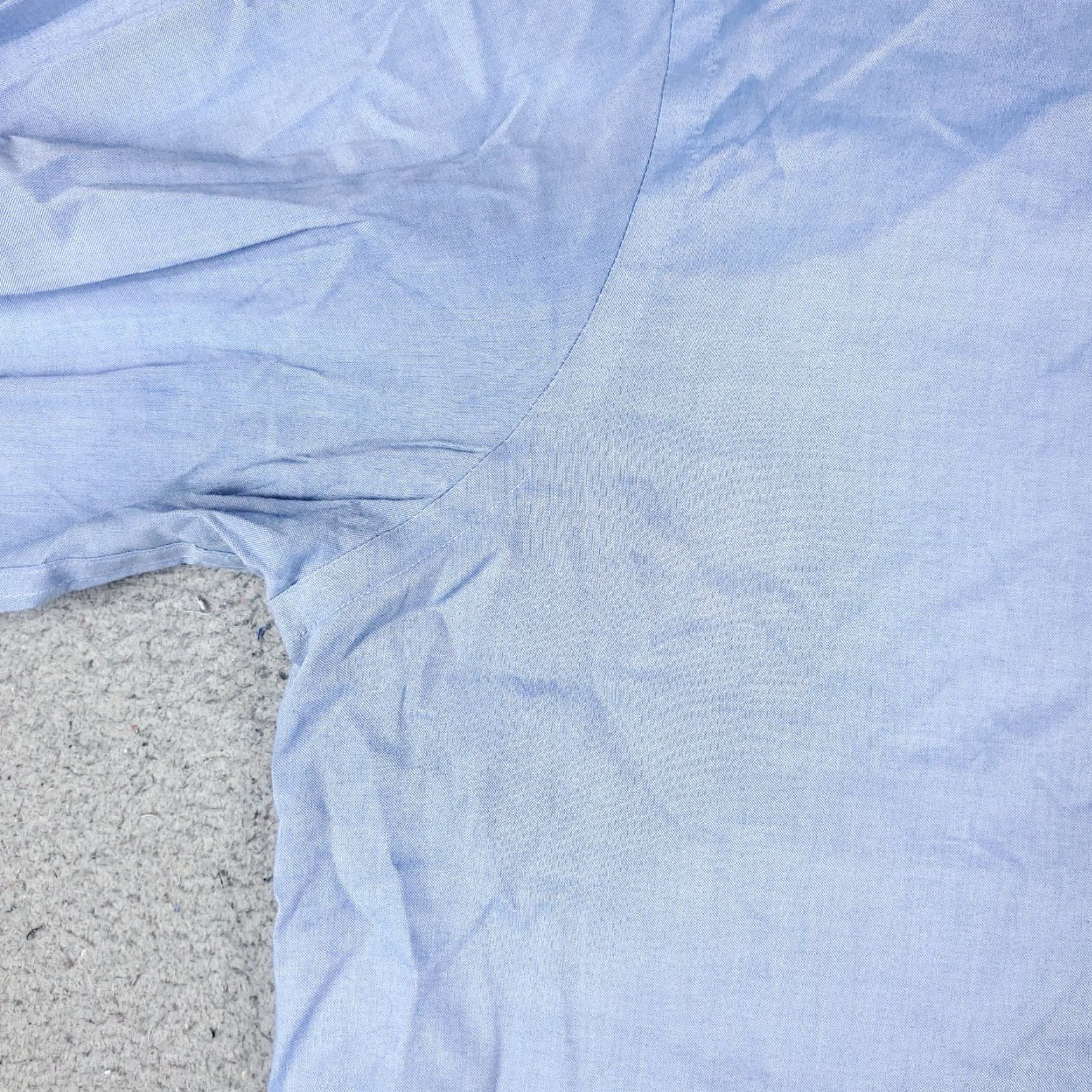 Tommy Hilfiger Tommy Hilfiger Dress Shirt Mens 17.5 Blue Long Sleeve Button Up Collared 100% Cotton Regular Fit Vintage: No (If using vintage rule) Size 46R - 3 Thumbnail