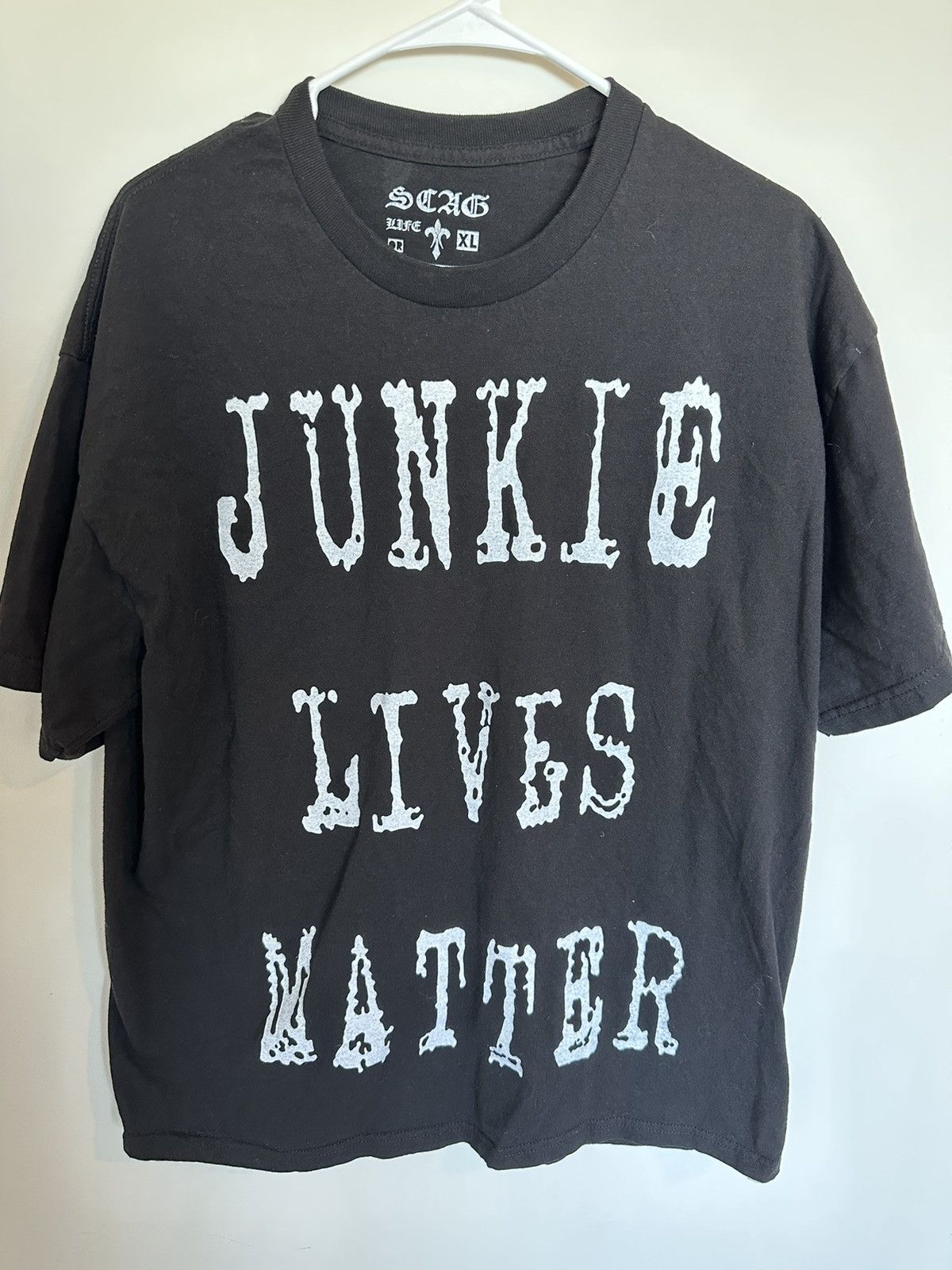 Seditionaries SCAG or Nothing Junkie Lives Matter Tee Size US XL / EU 56 / 4 - 2 Thumbnail