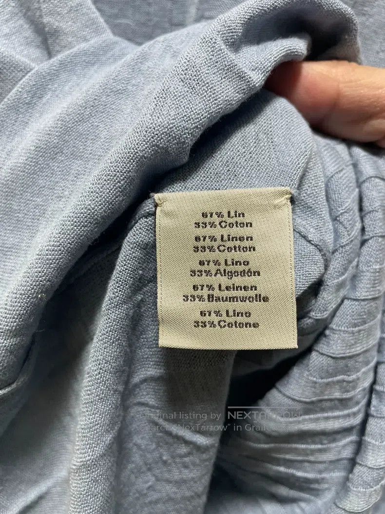 Hermes Hermes Cotton and linen blended short-sleeve knit Size US XXL / EU 58 / 5 - 6 Thumbnail
