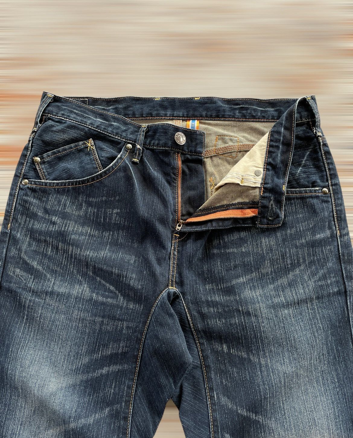 Edwin × If Six Was Nine × Japanese Brand EDWIN XV-FUNCTION THREE QUARTER JEANS Size US 35 - 4 Thumbnail