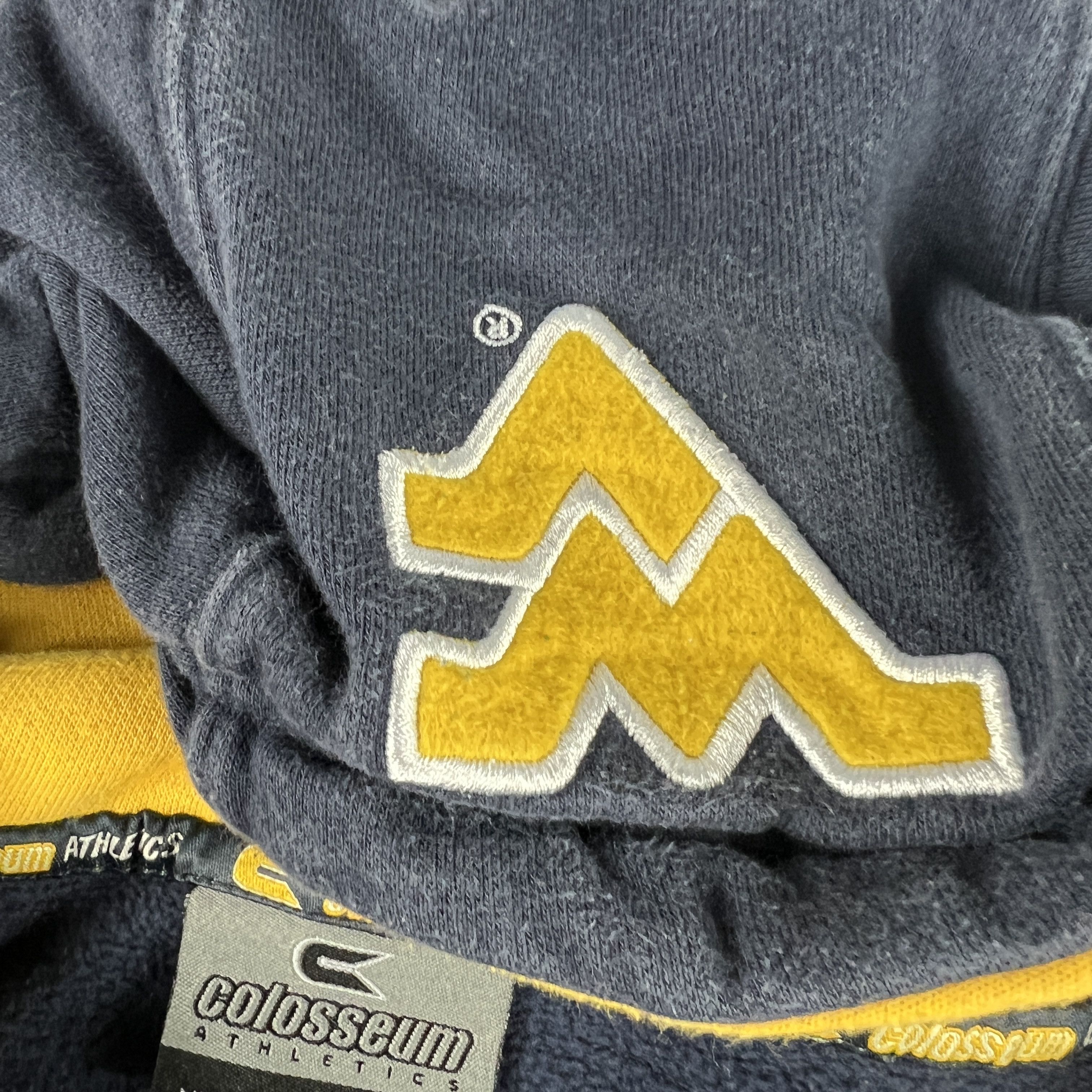 Colosseum Athletics × NCAA West Virginia Mountaineers Sweatshirt Blue Faded Hoodie Size US L / EU 52-54 / 3 - 10 Thumbnail