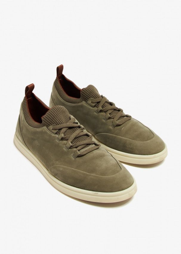 Loro Piana o1w1db10125 FAL2899 Soho Walk Sneakers in Khaki Size US 11 / EU 44 - 2 Thumbnail
