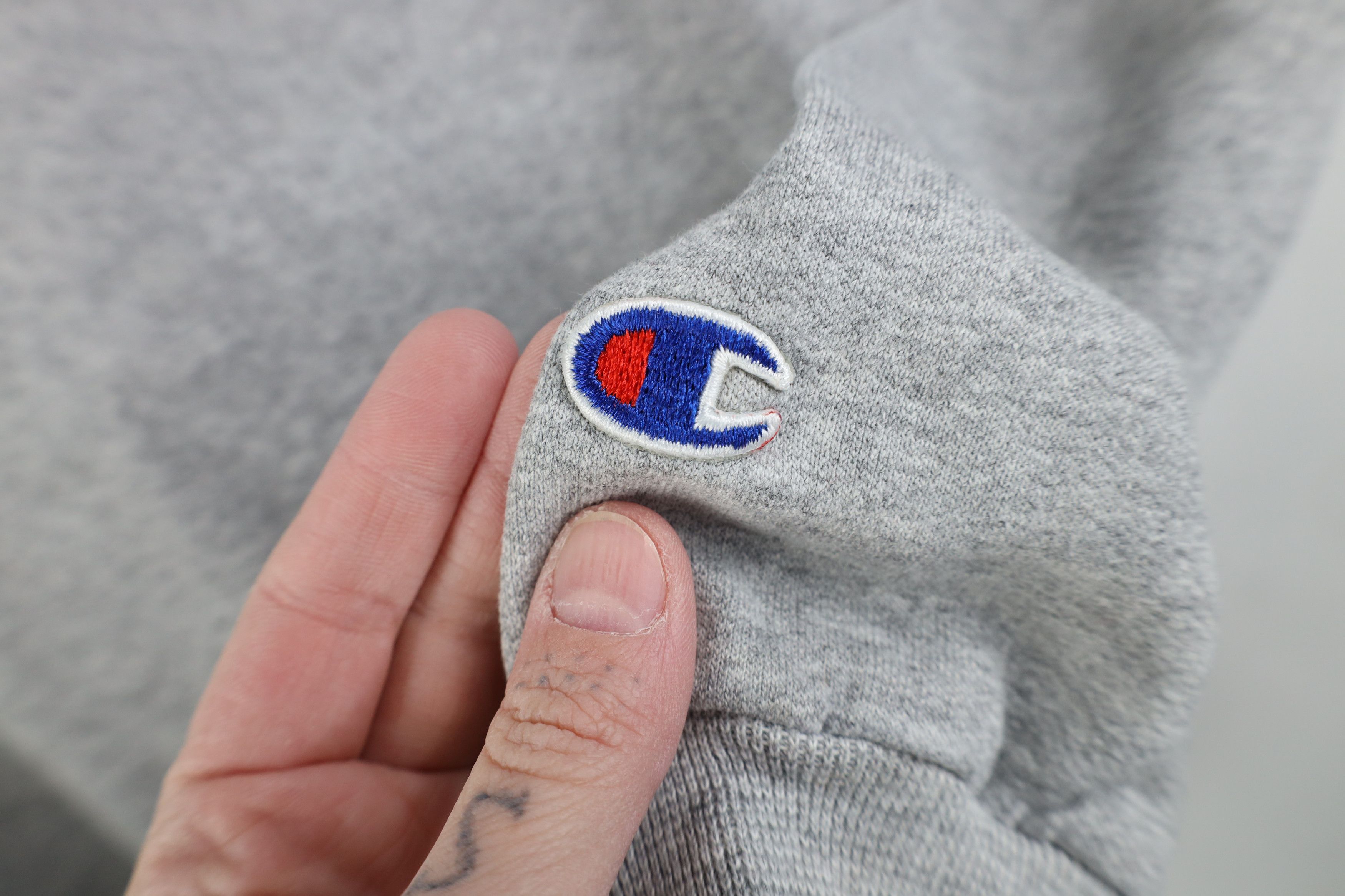 Champion Vintage 90s Champion Spell Crewneck Sweatshirt Heather Gray Size US M / EU 48-50 / 2 - 6 Thumbnail