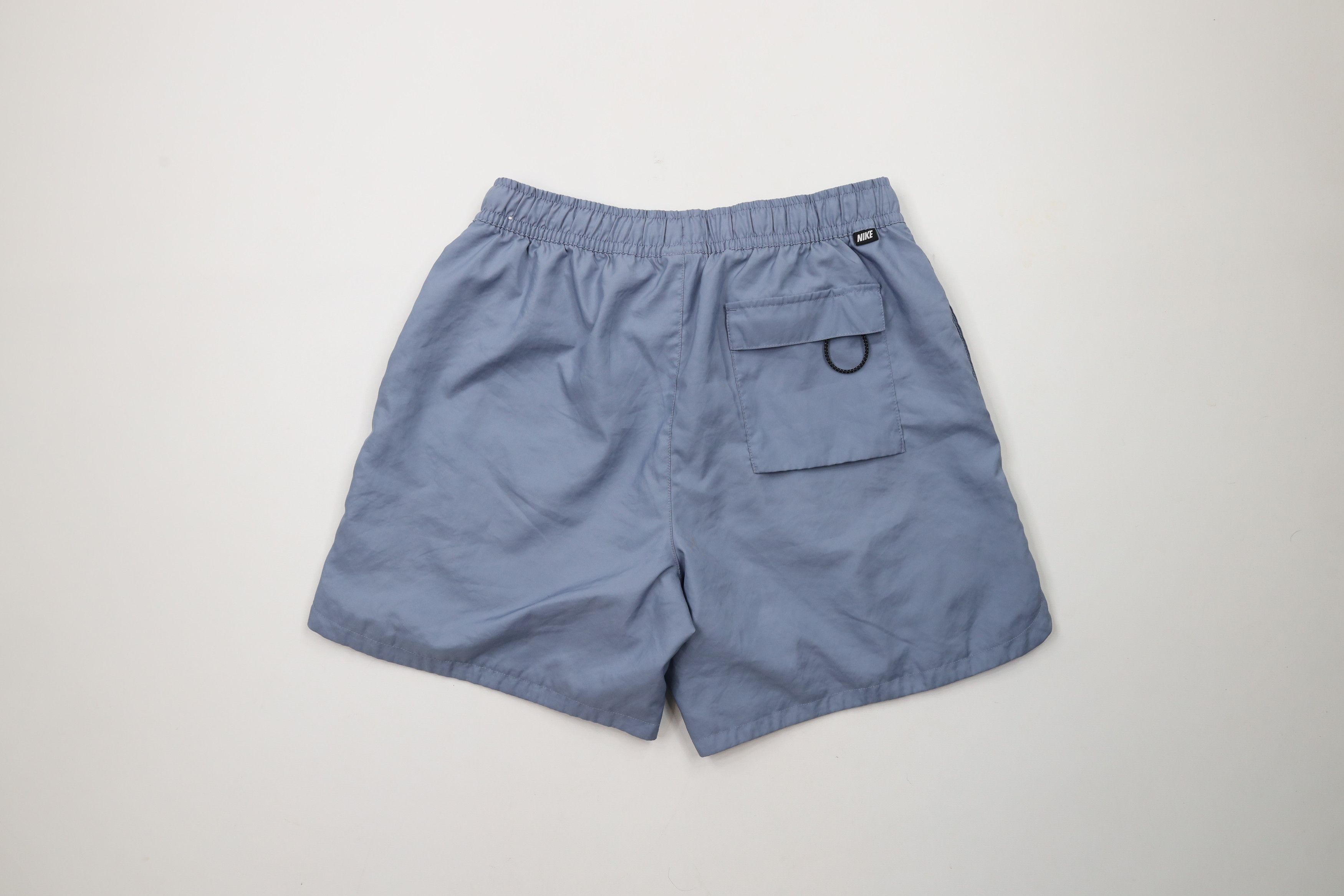 Nike × Vintage Nike Sportswear Out Above Knee Lined Flow Shorts Light Blue Size US 34 / EU 50 - 9 Thumbnail