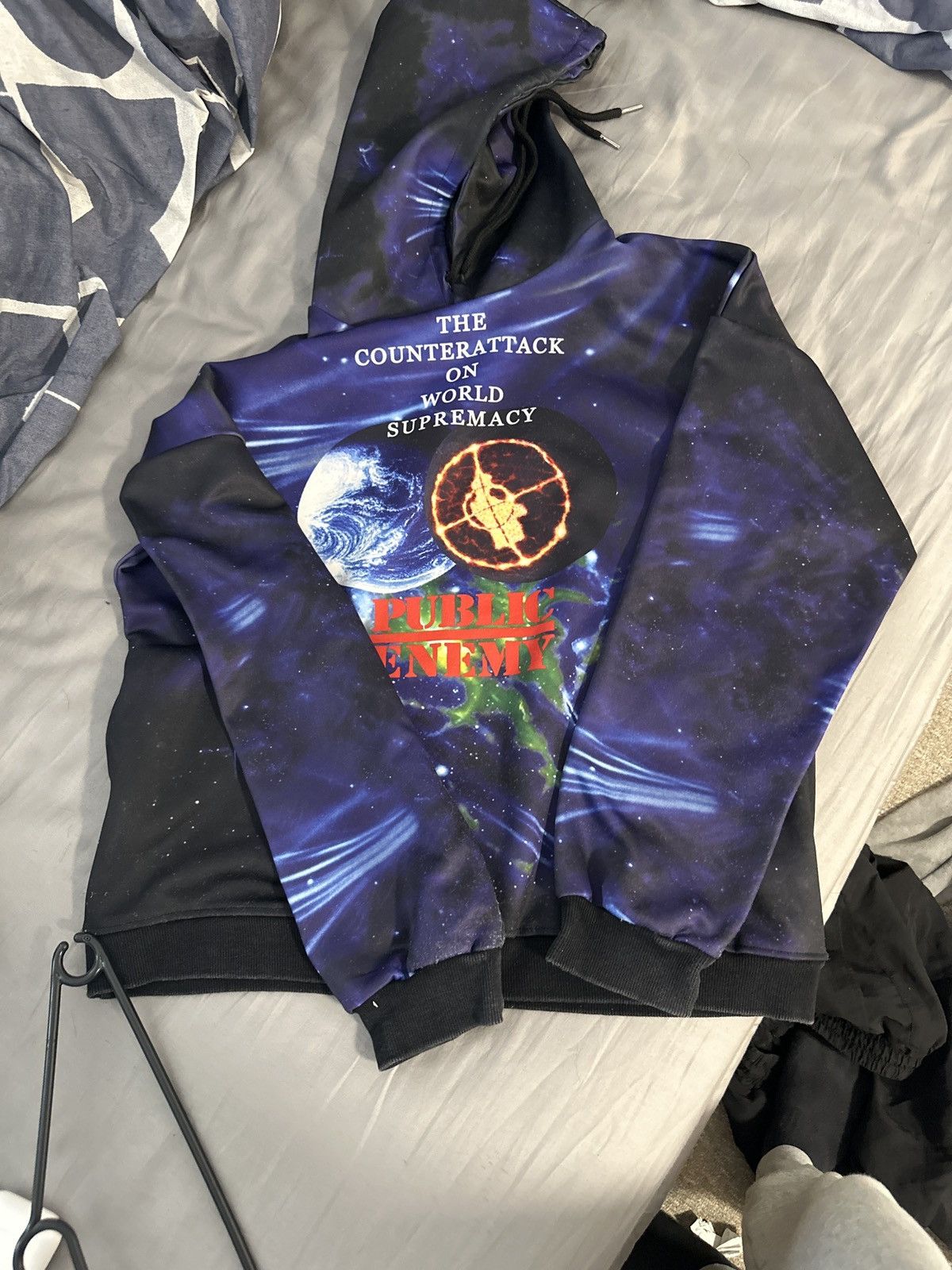 Public Enemy Supreme Undercover Supreme x Public Enemy Fear of a Black Planet Hoodie Grailed