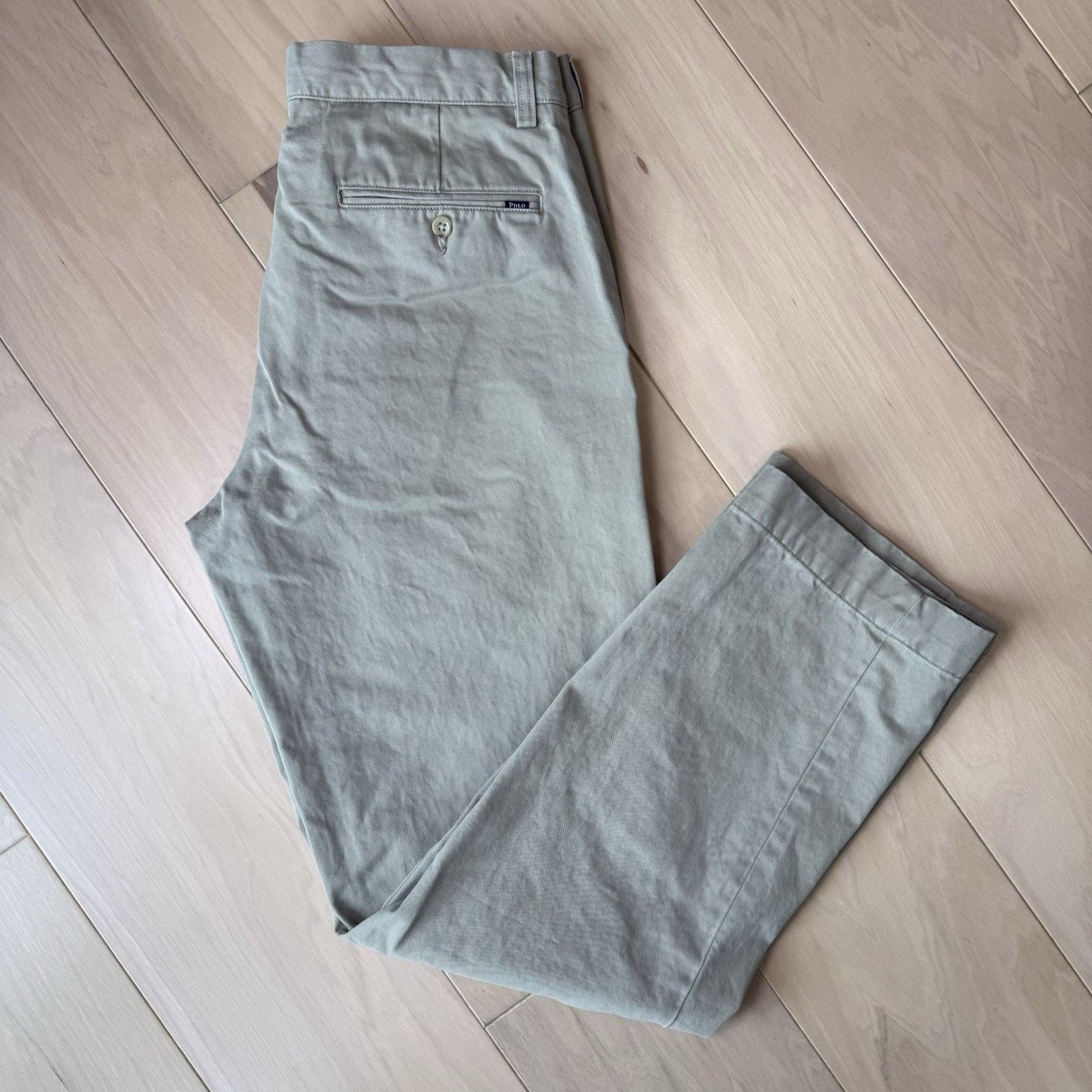 Polo Ralph Lauren Polo Ralph Lauren Chino Pants 32 Khaki Straight Leg Military Size US 32 / EU 48 - 2 Thumbnail