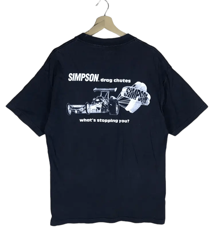 American Apparel Simpson Race Apparel Drag Chutes Tshirts Size US L / EU 52-54 / 3 - 2 Thumbnail