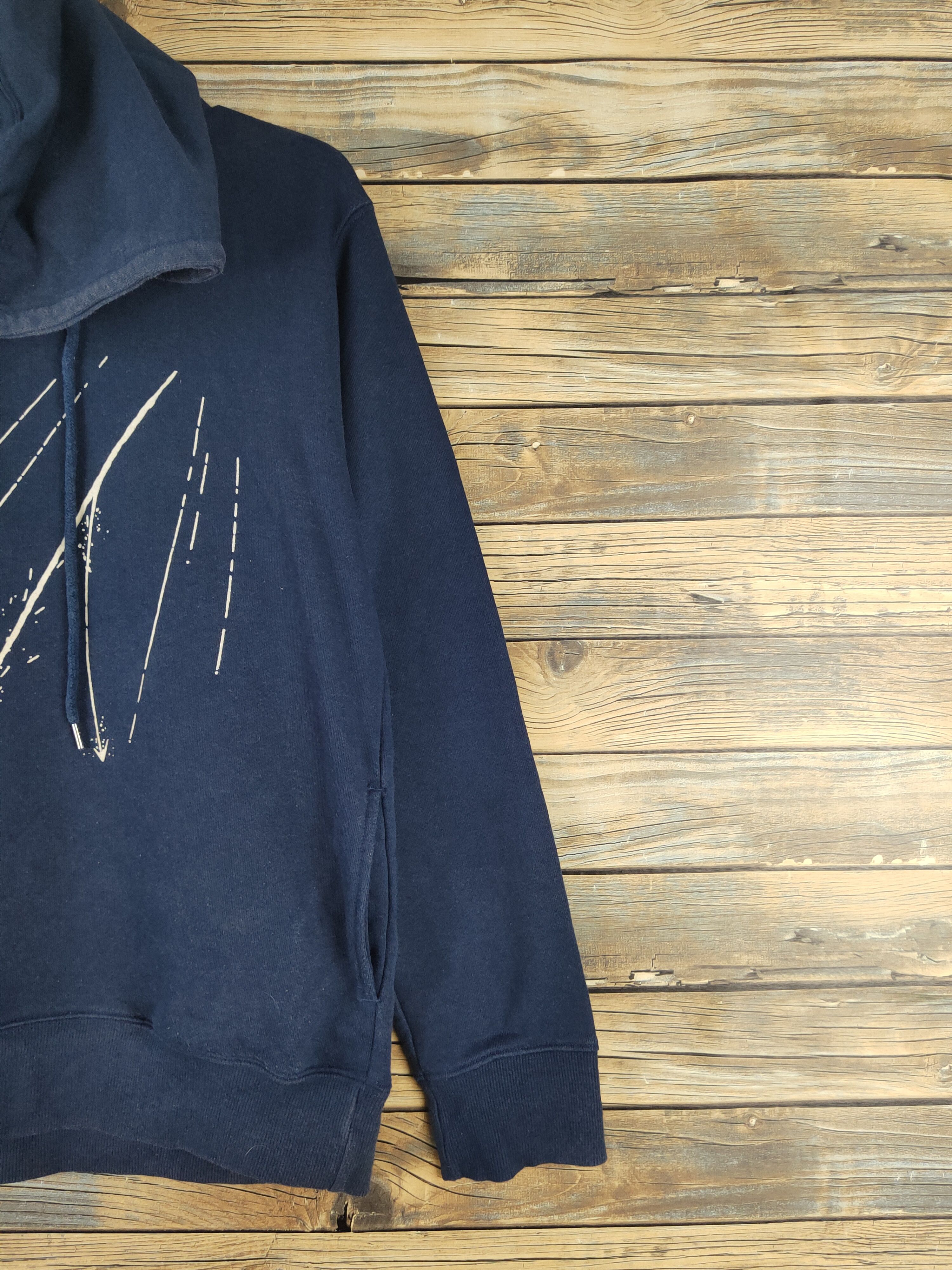 Japanese Brand DL Your Name Navy Hoodie Sweatshirts #2728 Size US M / EU 48-50 / 2 - 6 Thumbnail