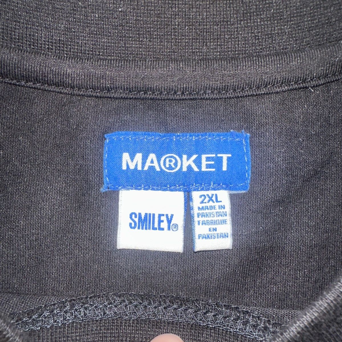 Market Chinatown Market Smiley Reflect T-Shirt Black XXL -Worn Once Size US XXL / EU 58 / 5 - 3 Thumbnail