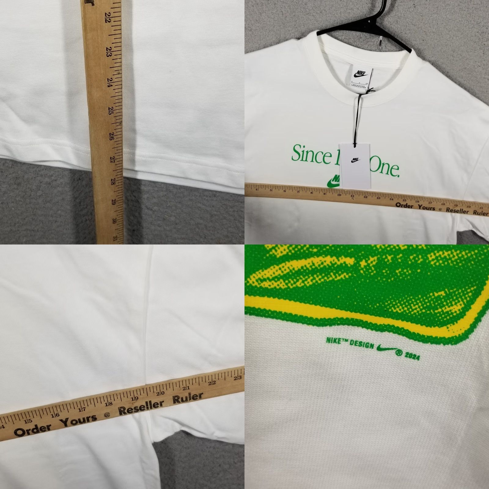 Nike Nike Graphic Tee Men's Small White "Since Day One" Fire Print T-Shirt FJ9170-100 Size US S / EU 44-46 / 1 - 8 Thumbnail