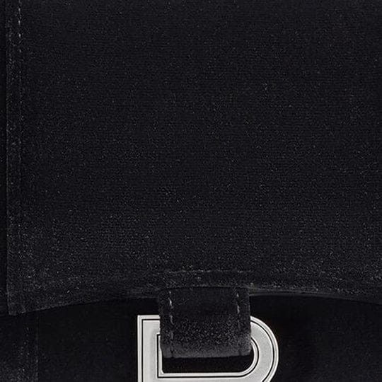 Balenciaga o1s1rm1124 Size: OS / Hourglass Wallet On Chain Velvet Size ONE SIZE - 3 Thumbnail