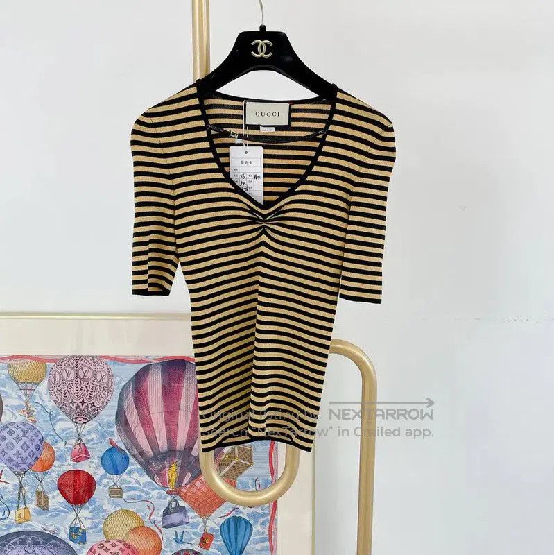 Dior Dior Striped Long Sleeve Pullover Sweater . Size XS / US 0-2 / IT 36-38 - 1 Thumbnail