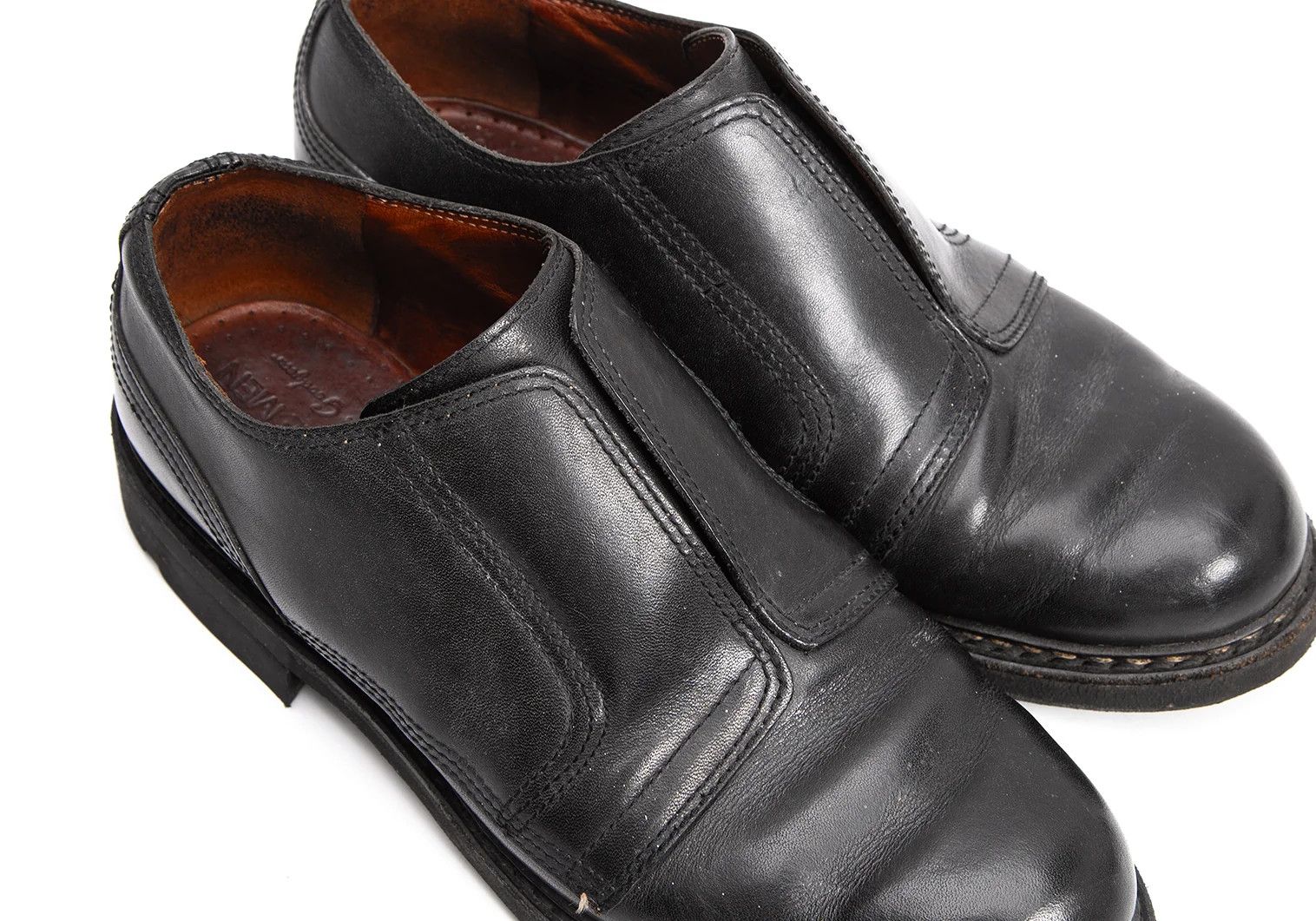 Issey Miyake Leather Slip-On Shoes in Black Size 27 Size US 9 / EU 42 - 7 Thumbnail