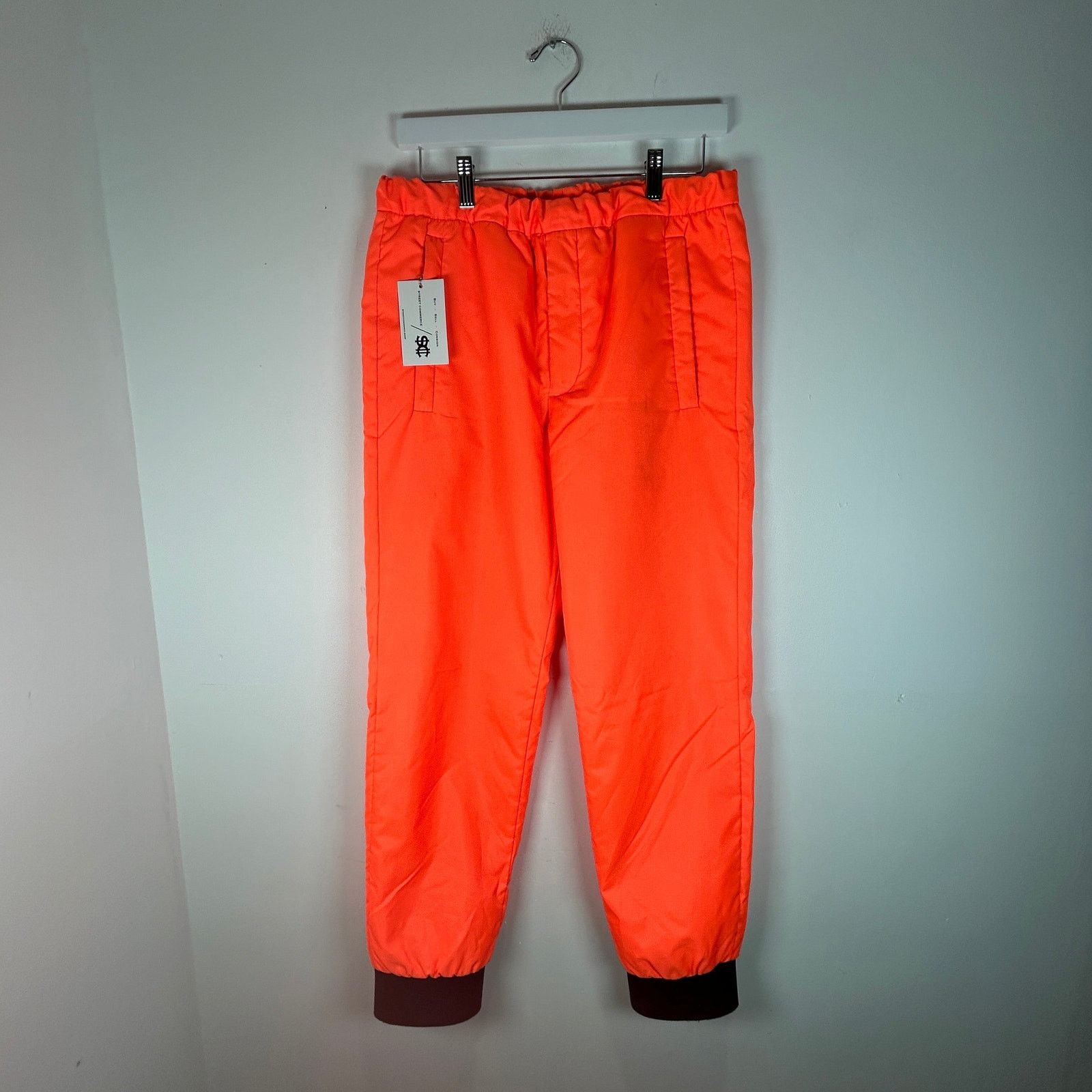 Prada Prada Orange Nylon Sweatpant Size S Size US 29 - 1 Thumbnail