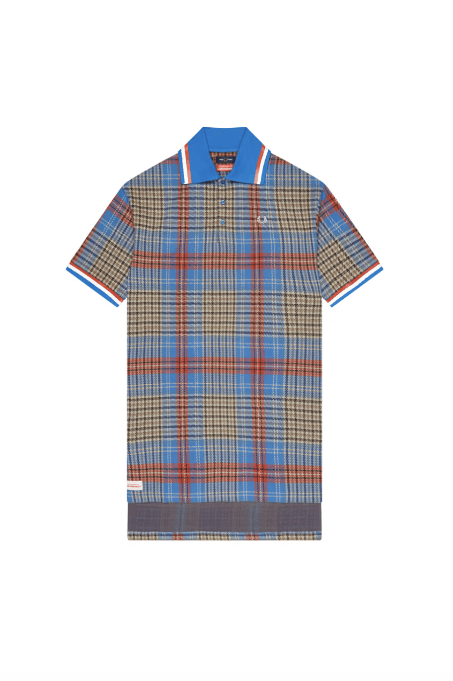 Charles Jeffrey LOVERBOY × Fred Perry Charles Jeffrey Loverboy x Fred Perry Longline Tartan Polo Size US M / EU 48-50 / 2 - 1 Thumbnail