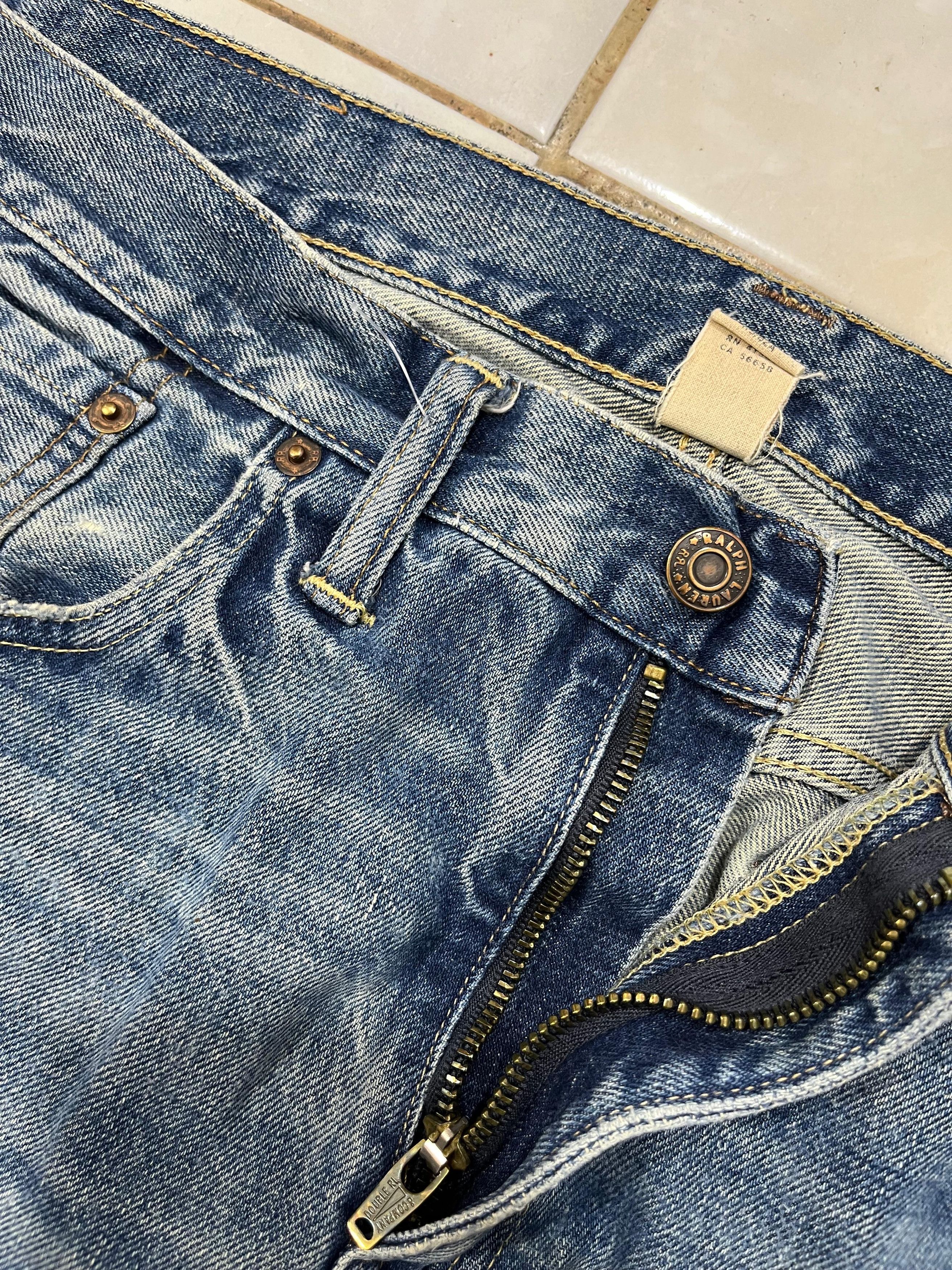 RRL Ralph Lauren Double RL Denim Pants Size US 34 / EU 50 - 9 Thumbnail