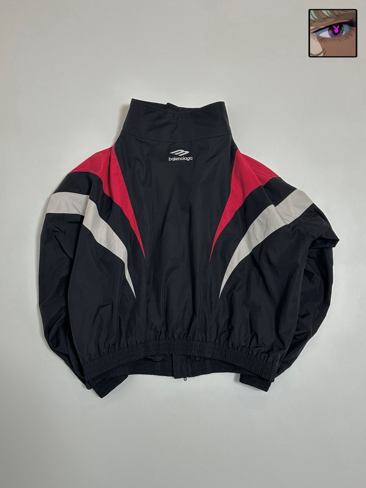 Balenciaga Balenciaga Summer24 Off-shoulder Tracksuit Jacket Size US XS / EU 42 / 0 - 2 Thumbnail