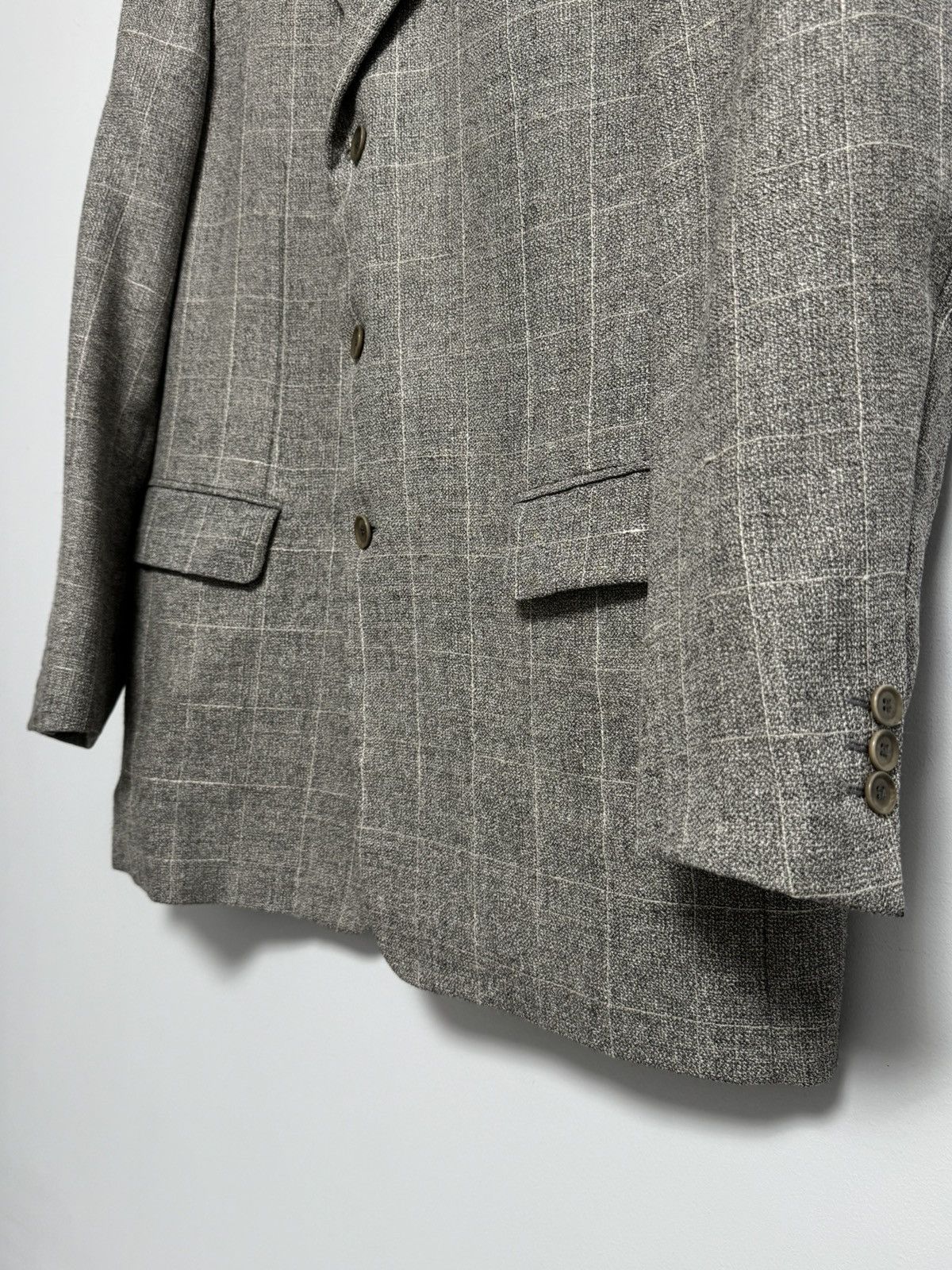 Pal Zileri Pal Zileri Gruppo Forall Blazer Men’s Gray Luxury Size 54L - 8 Thumbnail