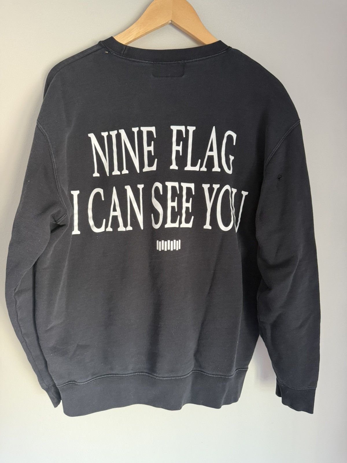 Number (N)ine Number (N)ine “Nine Flag I Can See You” Crewneck Size US S / EU 44-46 / 1 - 2 Thumbnail