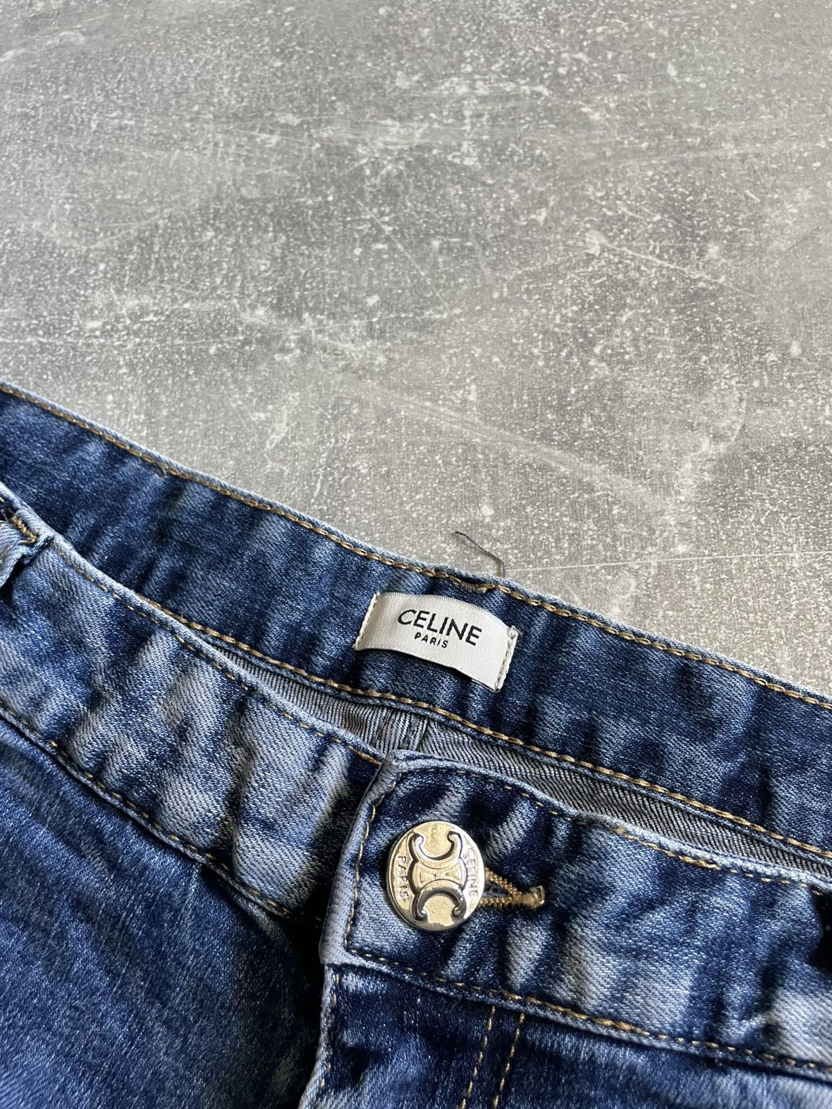 Celine Celine Paris Jeans Monogramm denim pants old money Size 33" - 6 Thumbnail