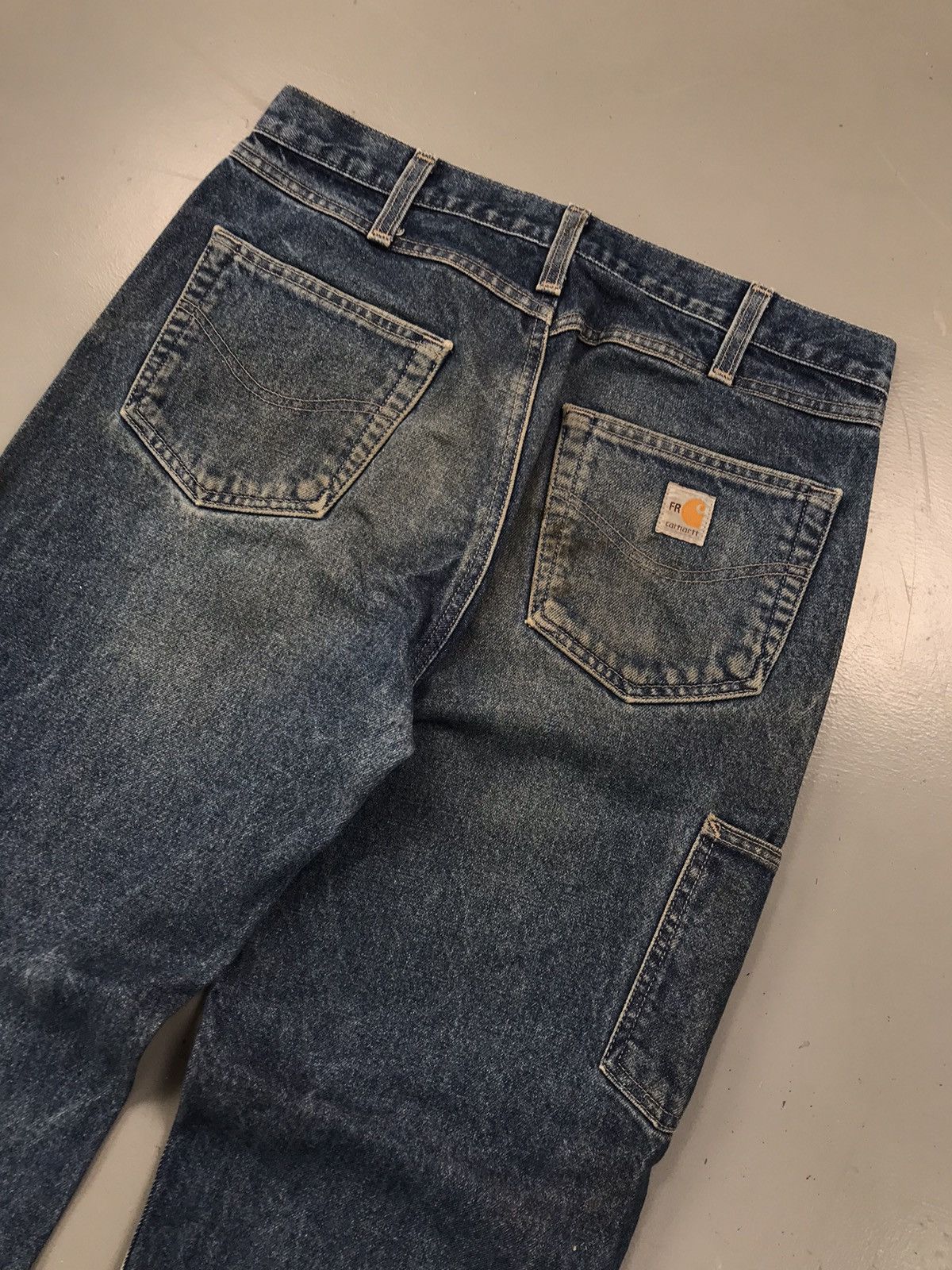 Carhartt × Vintage Vintage Carhartt dusty double knee denim Size US 34 / EU 50 - 8 Thumbnail