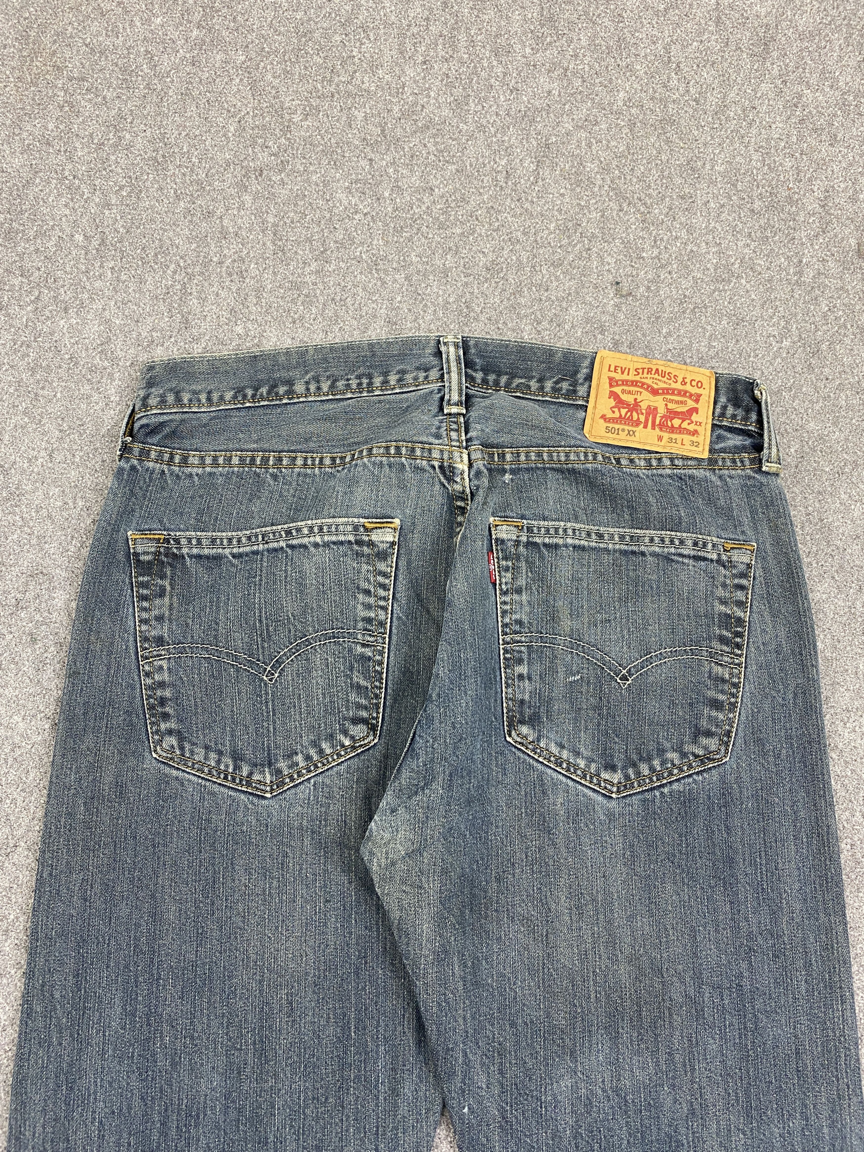 Levi's Vintage Levi's 501 XX Blue Denim Jeans DP2763 Size US 32 / EU 48 - 4 Thumbnail