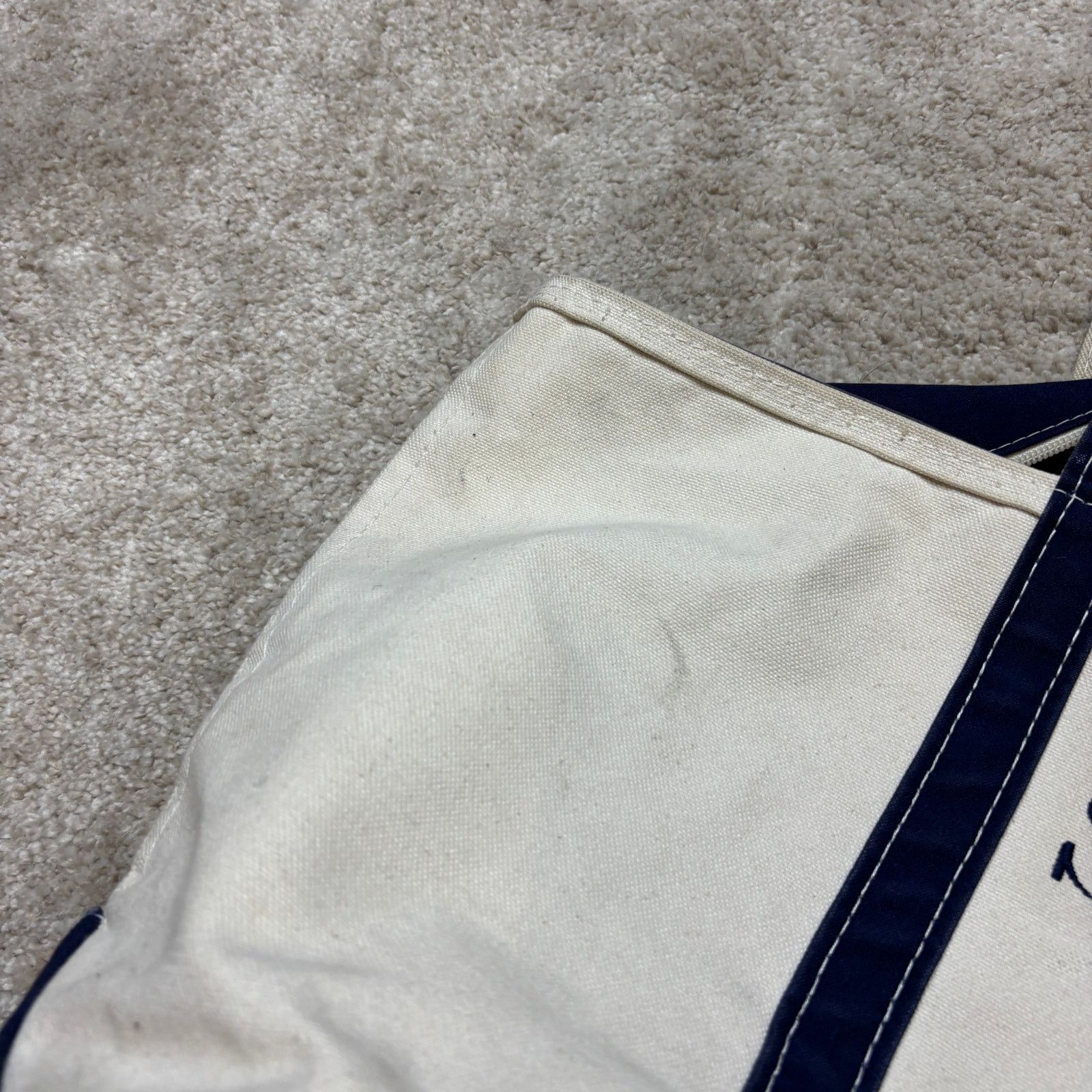 L.L. Bean × Vintage Vintage LL Bean Boat and Tote Embroidered Zip Top Bag 23x10 Size ONE SIZE - 12 Thumbnail