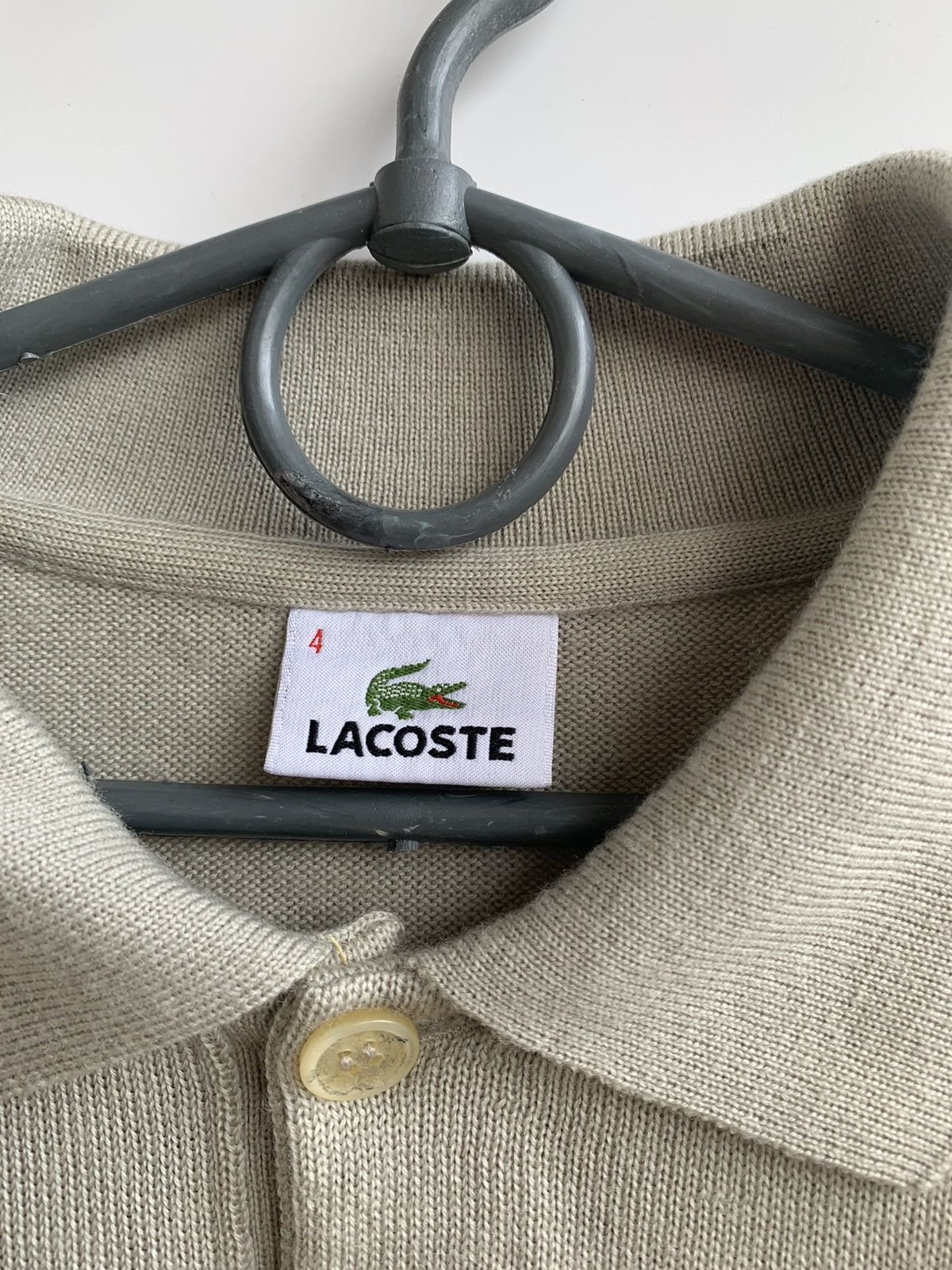 Lacoste Vintage Lacoste wool sweater Size US L / EU 52-54 / 3 - 3 Thumbnail