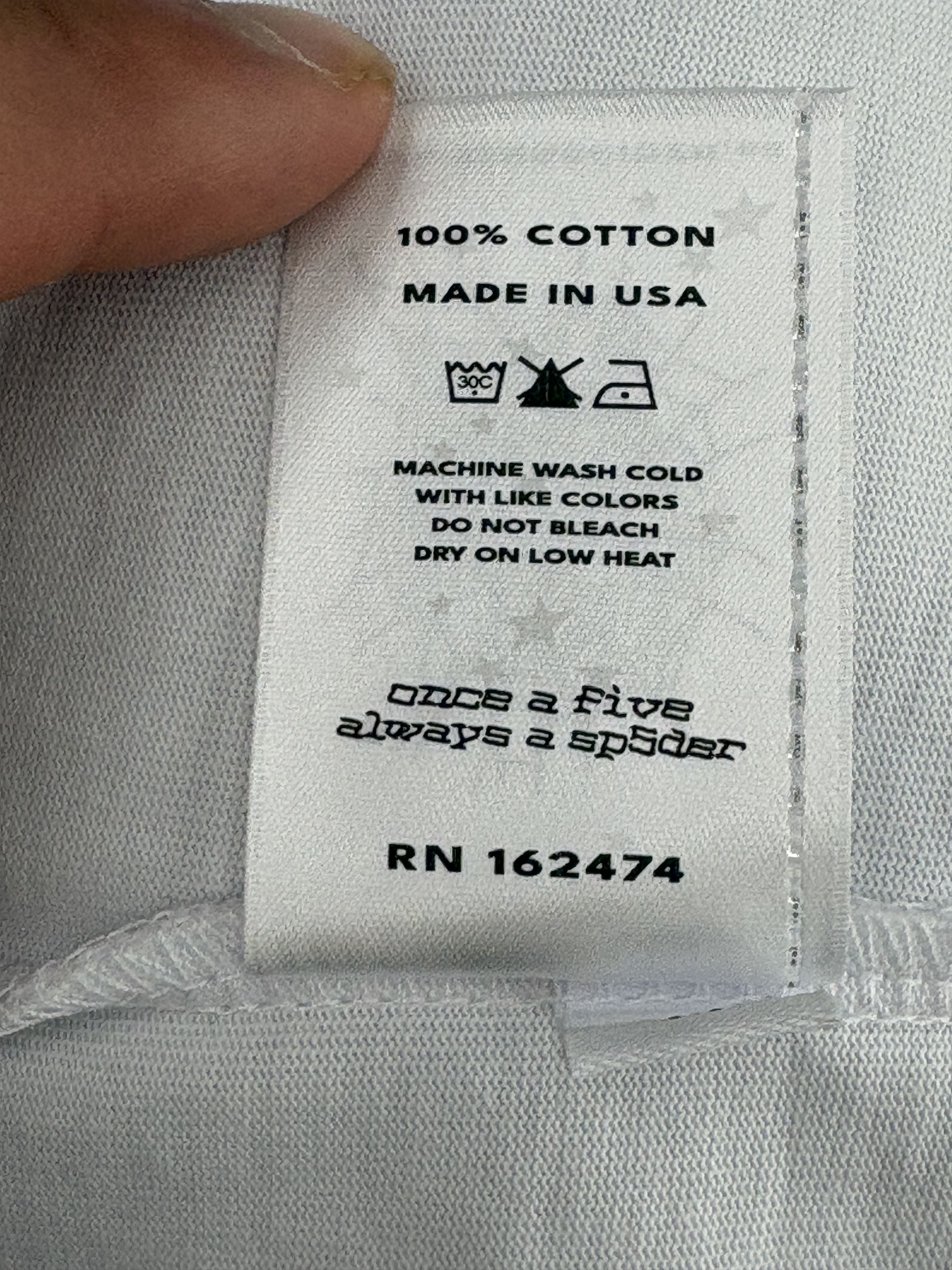 Sp5der Sp5der "Pyrex" Tee (White) Size US M / EU 48-50 / 2 - 5 Thumbnail