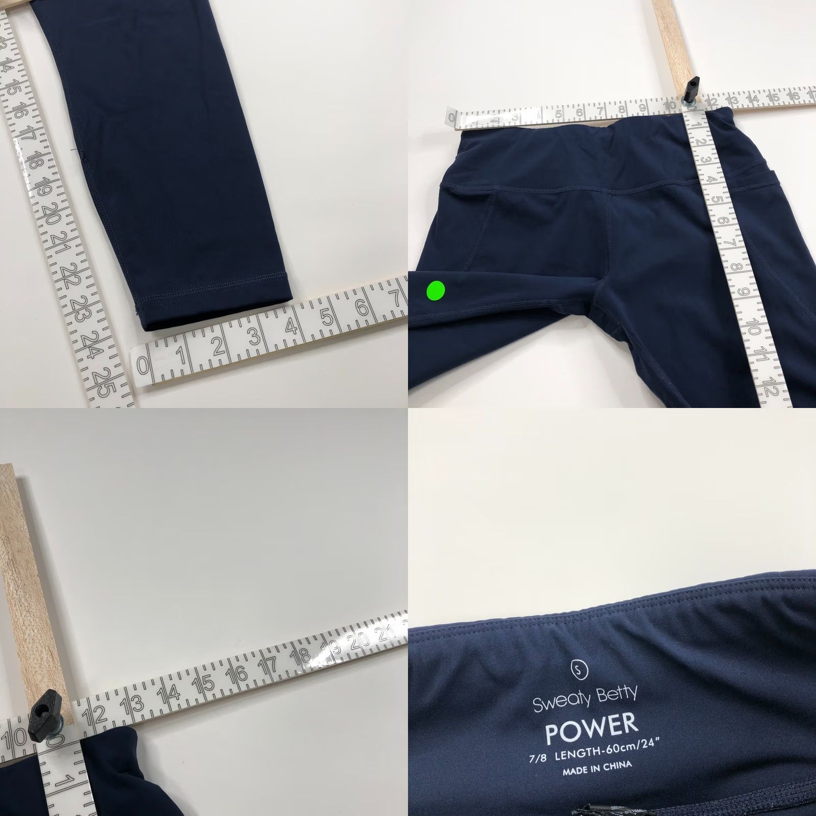 Sweaty Betty Sweaty Betty Power 7/8 Small Athleisure Legging Pant Blue XS? Size 28" / US 6 / IT 42 - 8 Thumbnail