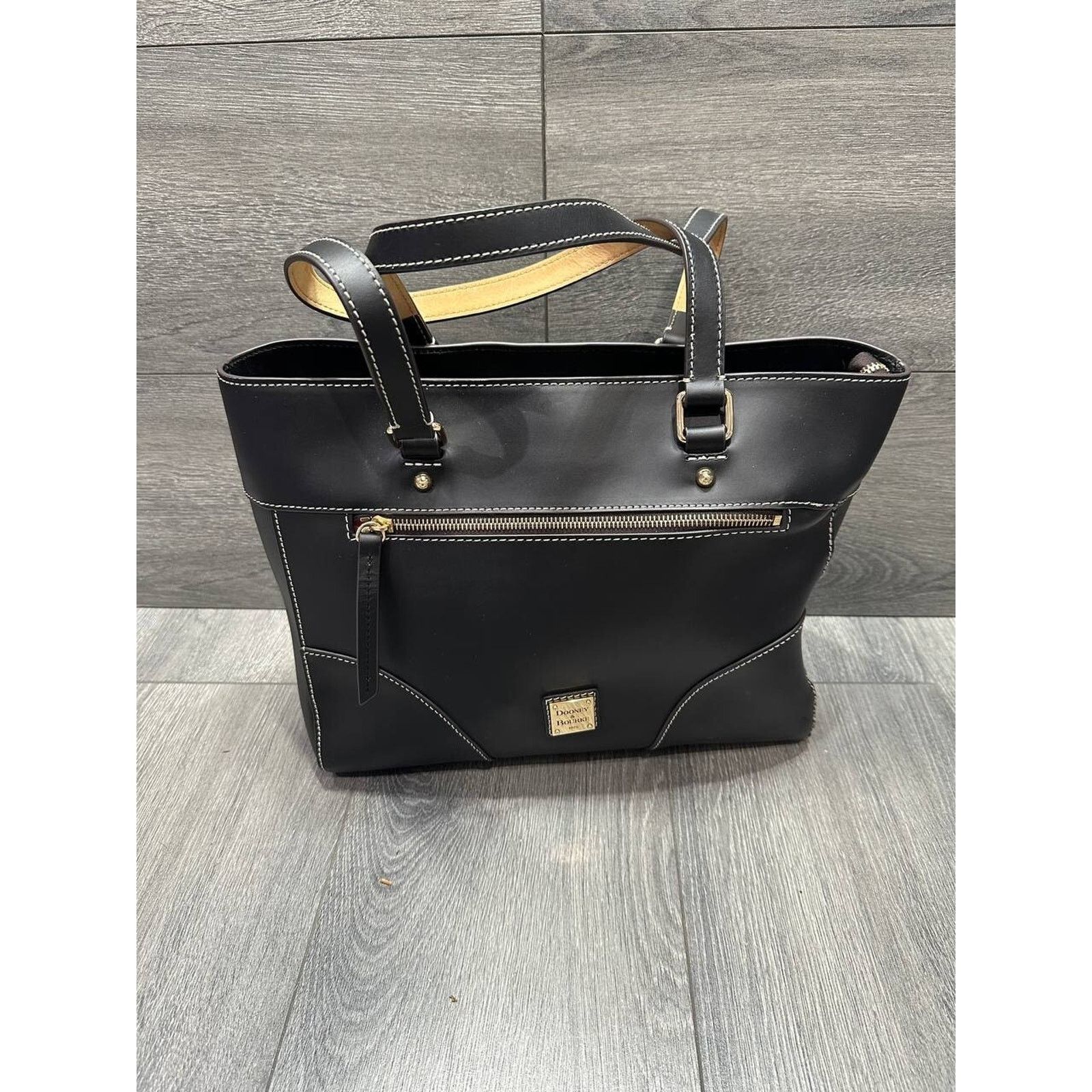 Dooney & Bourke Dooney & Bourke Beacon Zip Top Large Tote Black bag B000537 Size ONE SIZE - 3 Thumbnail