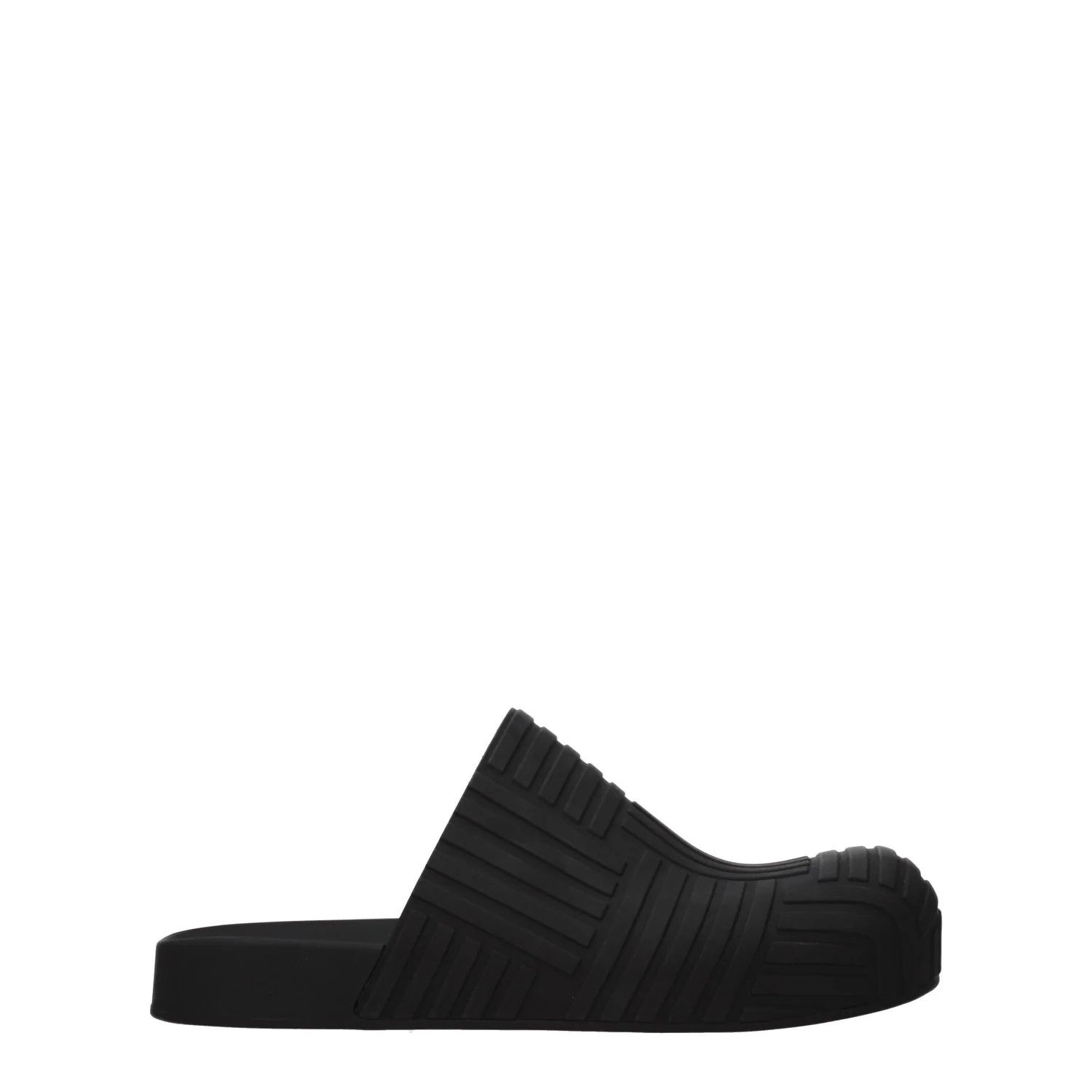 Bottega Veneta ob1o1e0325 Rubber Slippers in Black Size US 7 / EU 40 - 1 Thumbnail