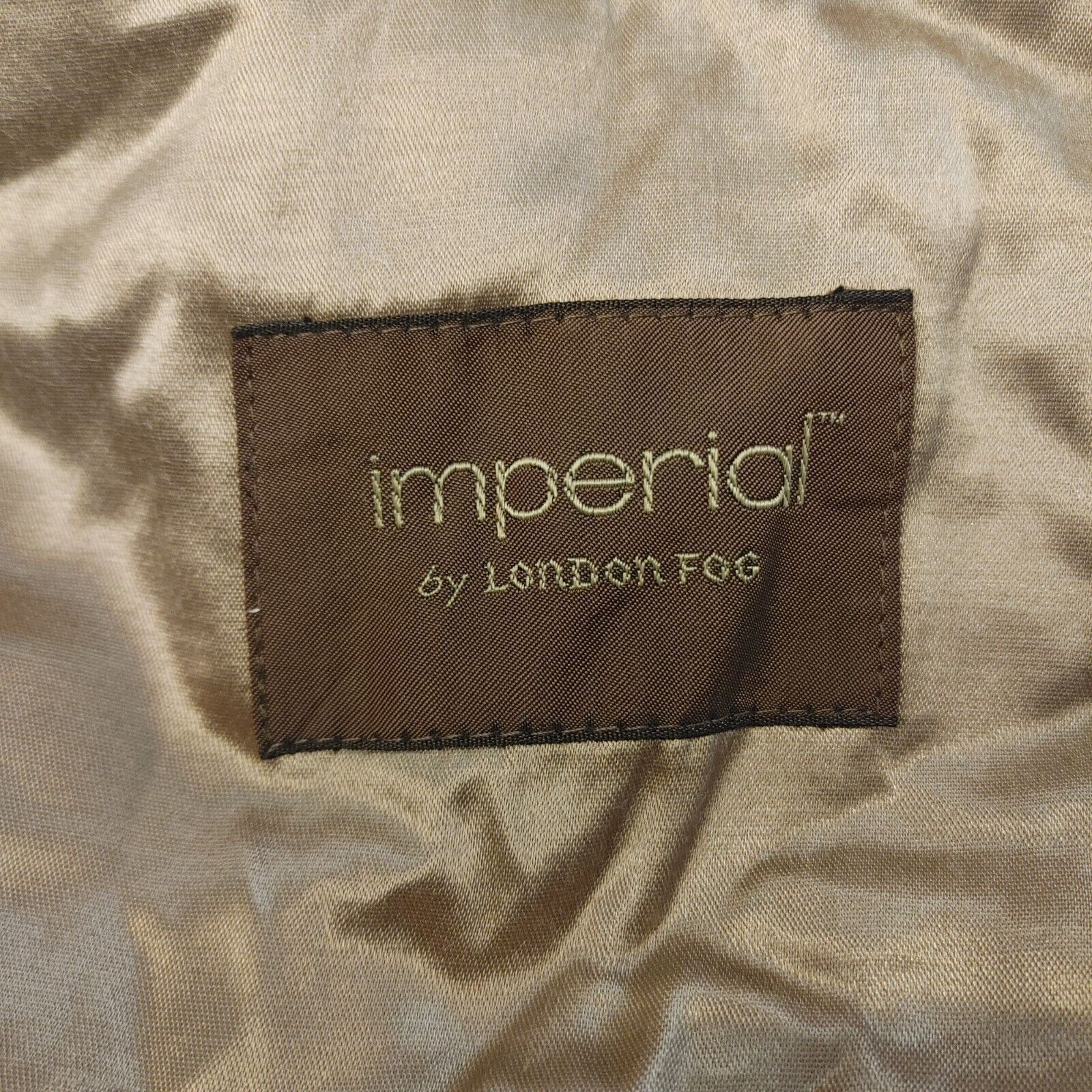London Fog Imperial by London Fog Women's Light Beige Long Trench Coat Size L / US 10 / IT 46 - 3 Thumbnail