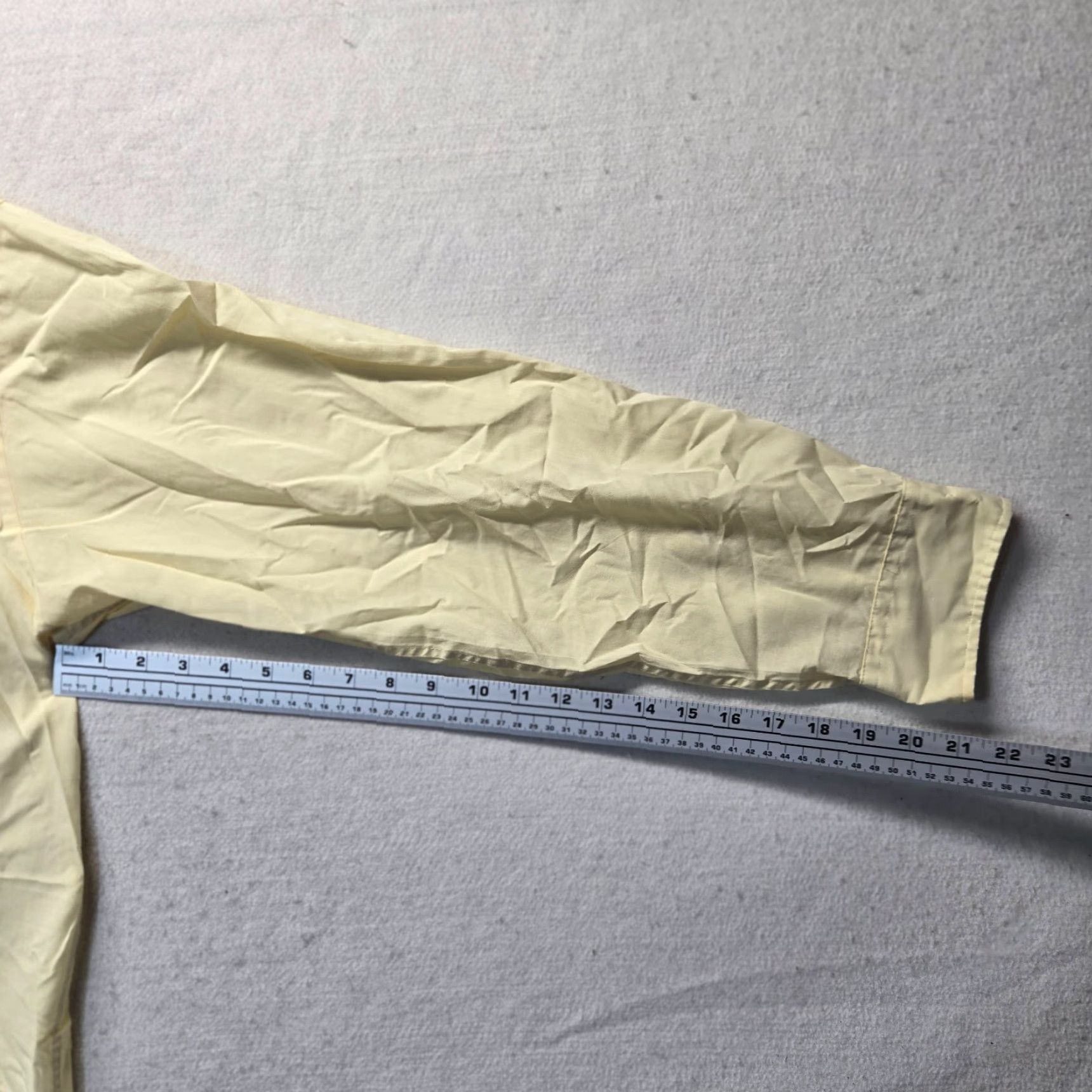 Blair John Blair Shirt Button-Up Long Sleeve Mens LT Yellow 17.5 Large Tall Size US L / EU 52-54 / 3 - 5 Thumbnail
