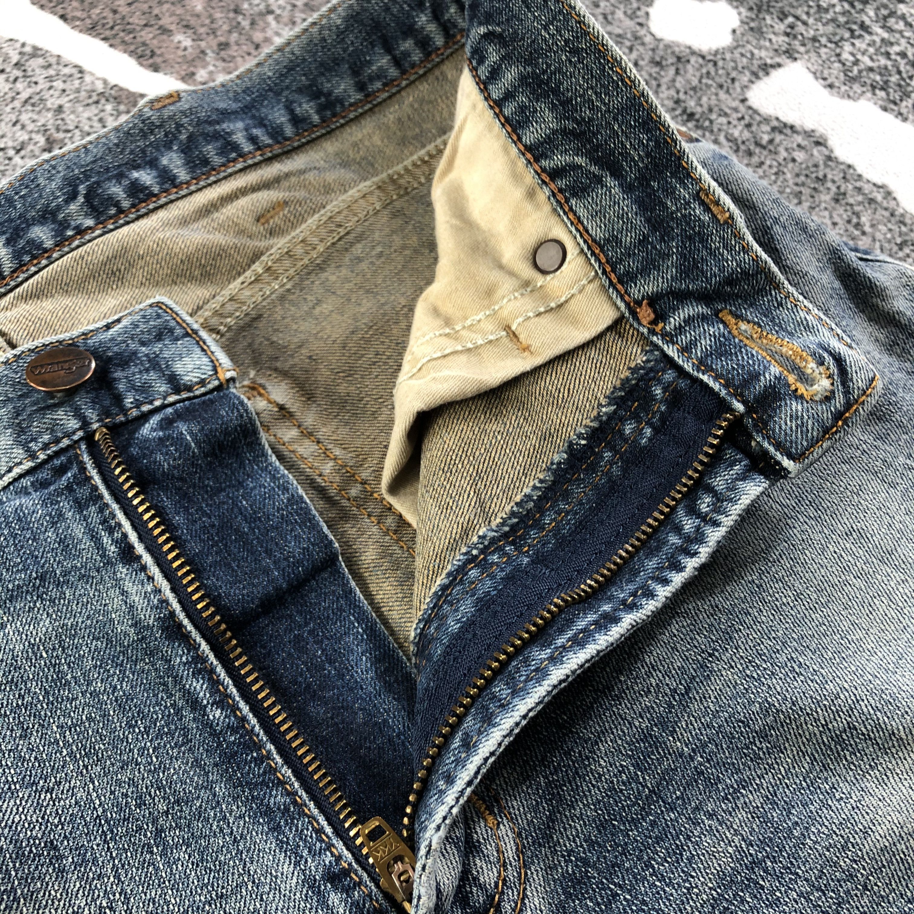 Vintage Vintage Wrangler Jeans Distressed Denim KJ1718 Size US 30 / EU 46 - 7 Thumbnail