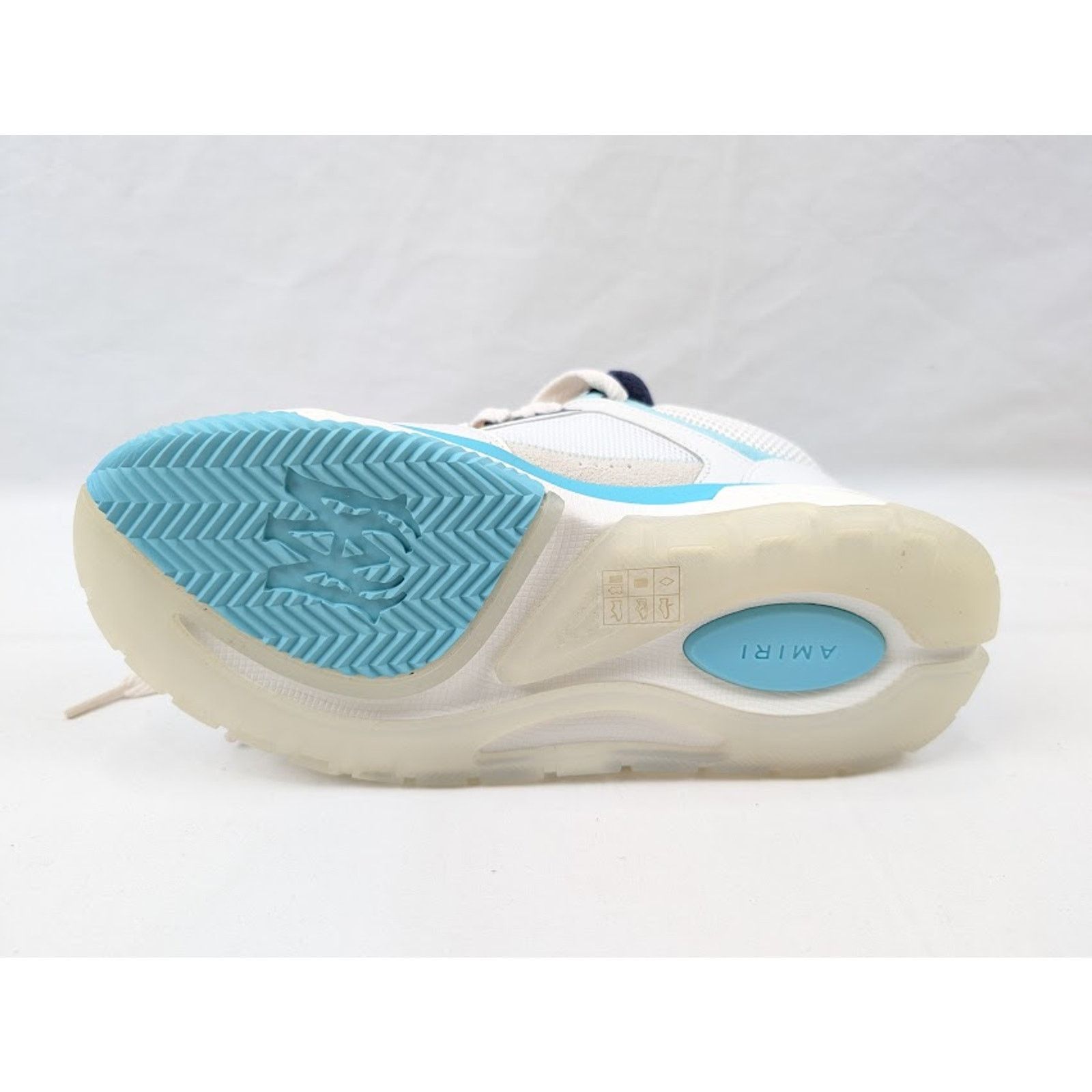 Amiri o1rshd1 MA-1 Low-Top Sneakers in Blue Size US 8 / EU 41 - 9 Thumbnail