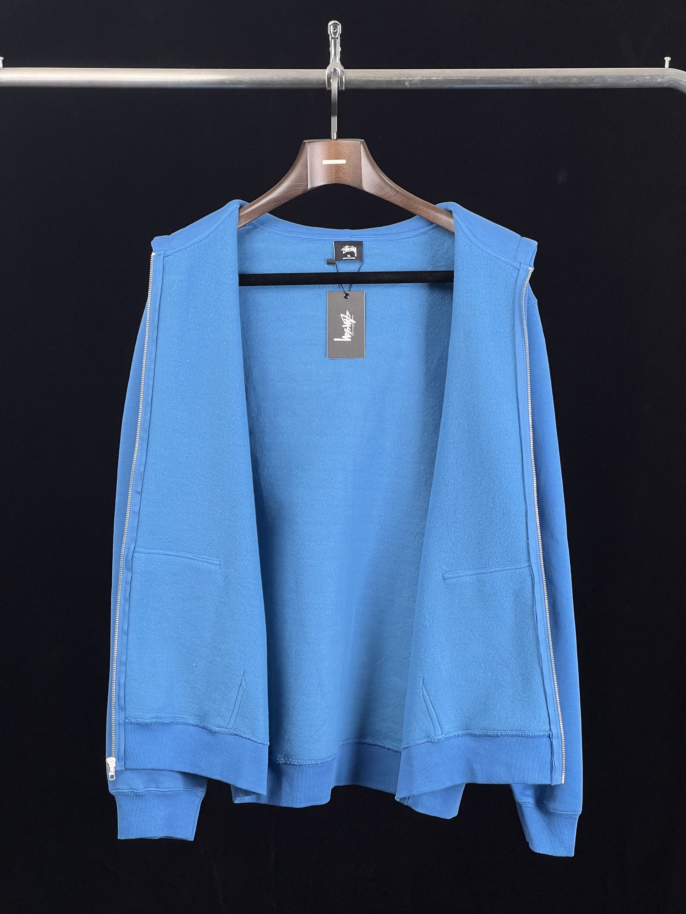 Stussy Brand New STUSSY BASIC ZIP HOODY Ocean XL Size US XL / EU 56 / 4 - 7 Thumbnail