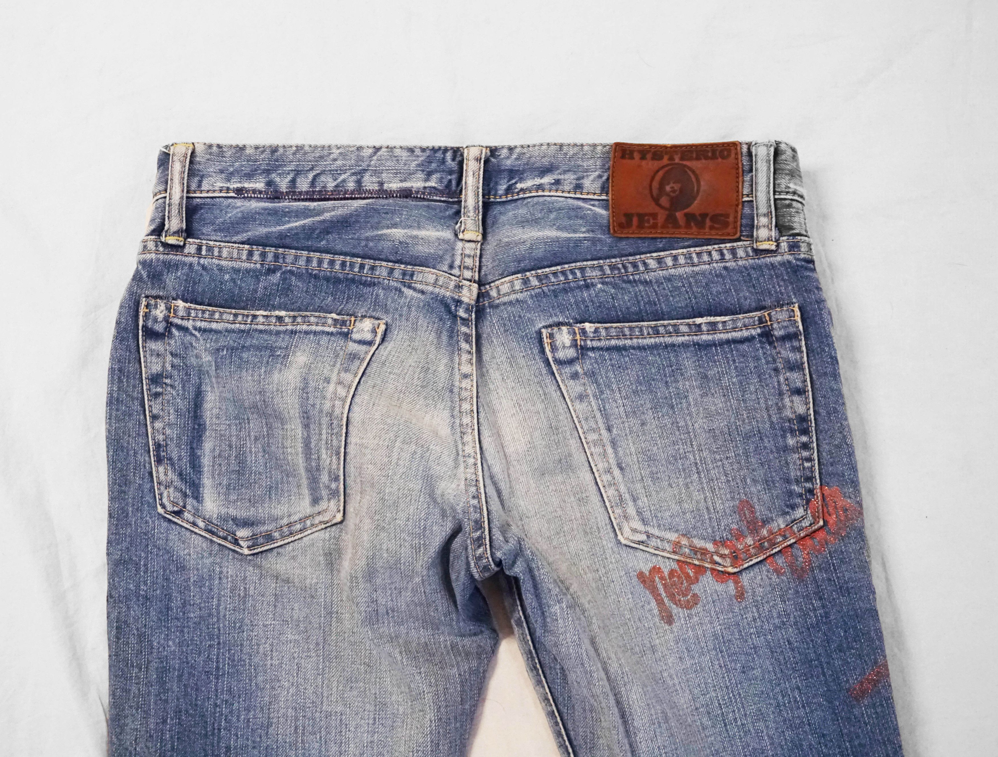 Designer × Hysteric Glamour × Japanese Brand 00's Hysteric Glamour "New York Dolls" jeans Made in Japan Size 26" / US 2 / IT 38 - 7 Thumbnail