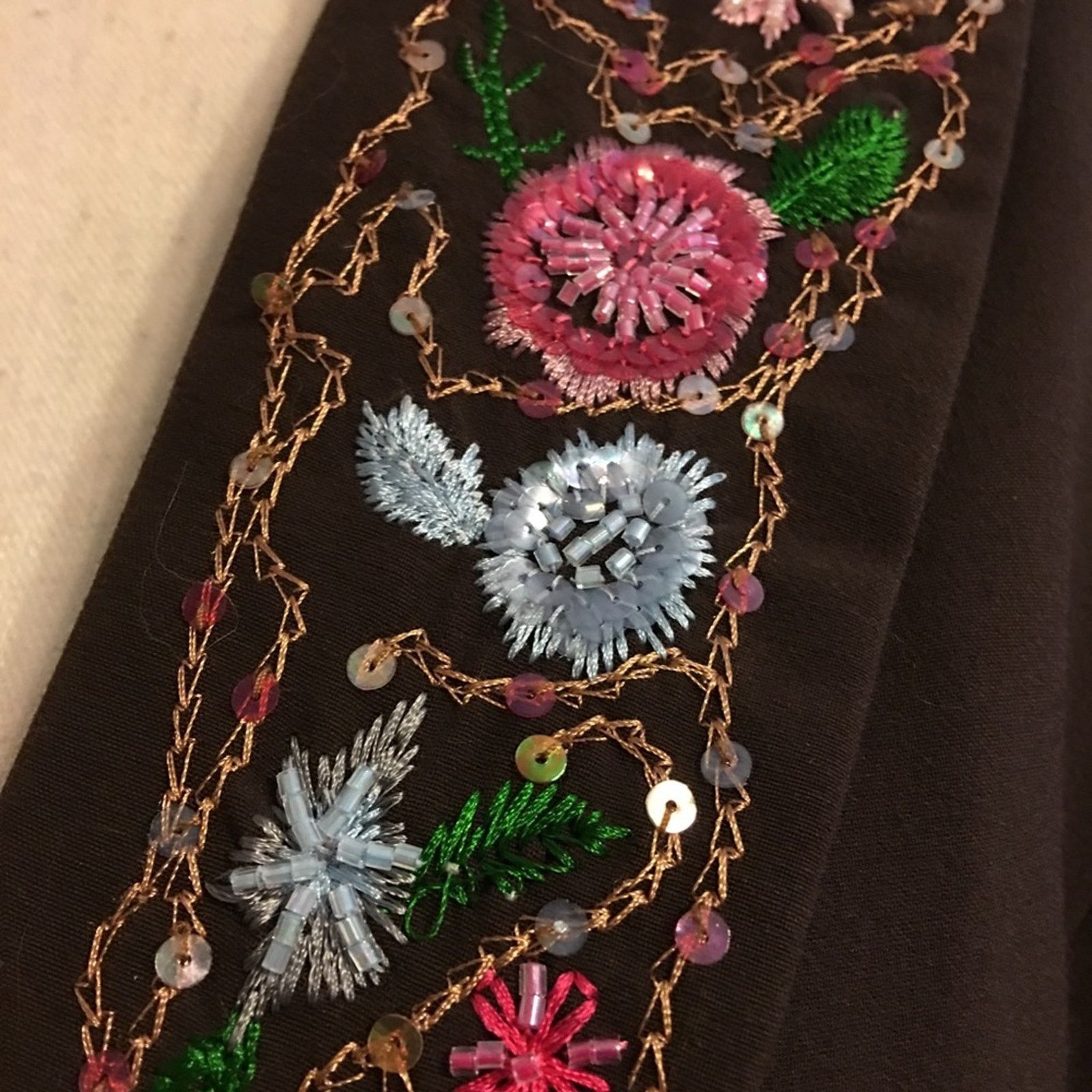 Other Debra McGuire embroidered sequin jacket Size L / US 10 / IT 46 - 5 Thumbnail