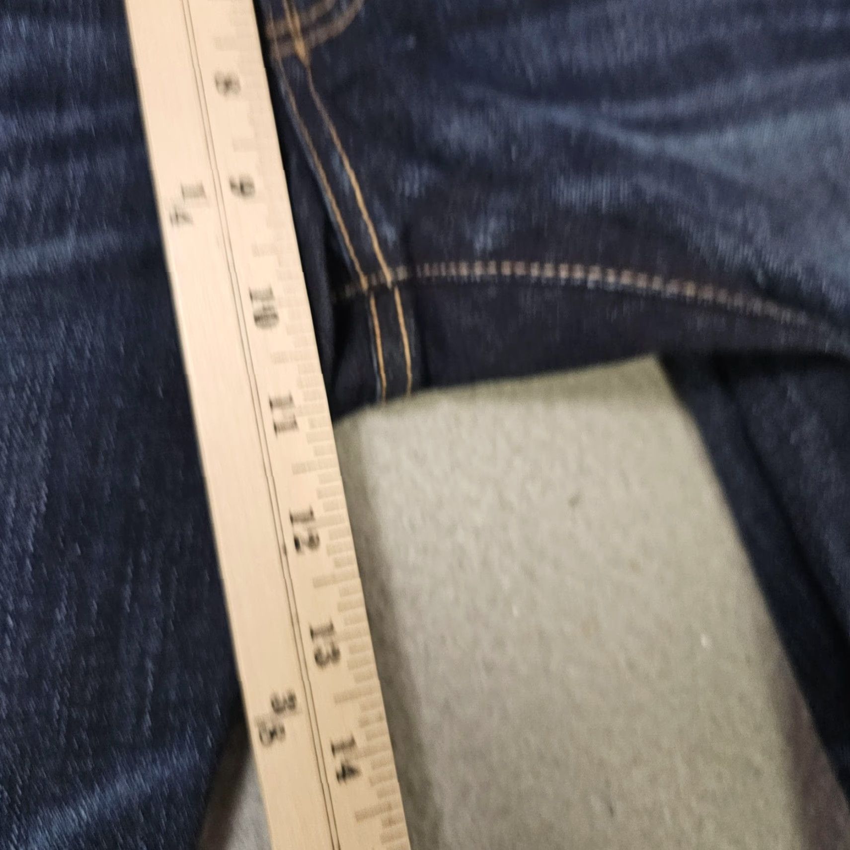 Madewell Madewell Jeans Mens 31x32 Blue Slim Fit Denim Dark Wash 5-Pocket Zip Fly Pockets J9526 Tapered Slim Mens Size US 31 - 5 Thumbnail