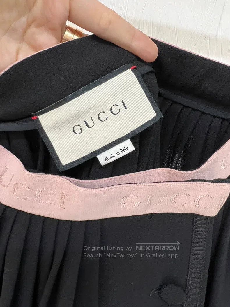 Gucci Gucci Waist letter logo woollen half-length skirt Size 25" / US 0 / IT 36 - 5 Thumbnail