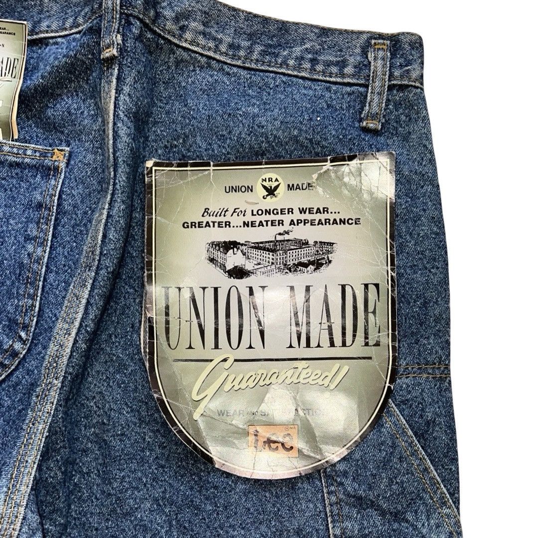 Lee Lee Union Made Carpenter Jeans W36 L34 Deadstock Vintage Size US 36 / EU 52 - 10 Thumbnail