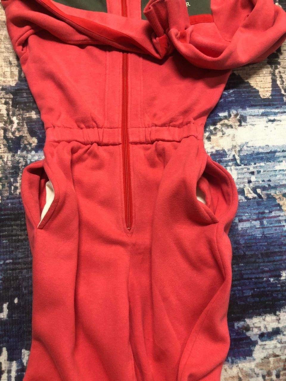 Moncler Vintage Moncler x Asics Red Coverall Jumpsuit Size -S Size US 30 / EU 46 - 10 Thumbnail