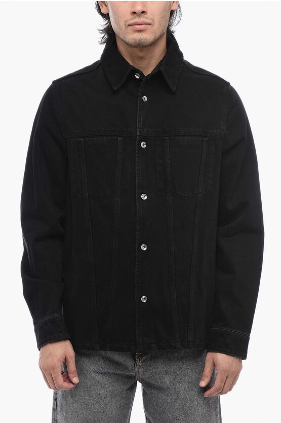 1989 STUDIO o1y0525 Denim Jacket in Black Size US XL / EU 56 / 4 - 1 Thumbnail