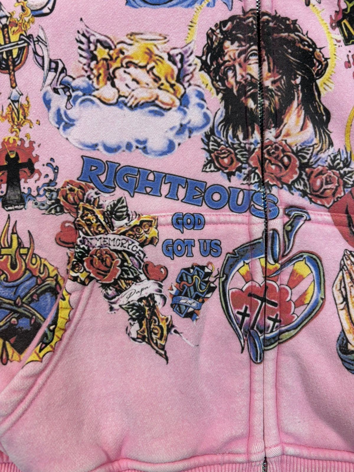Other Righteous Risen King Zip Up Hoodie, Black Size US M / EU 48-50 / 2 - 4 Thumbnail