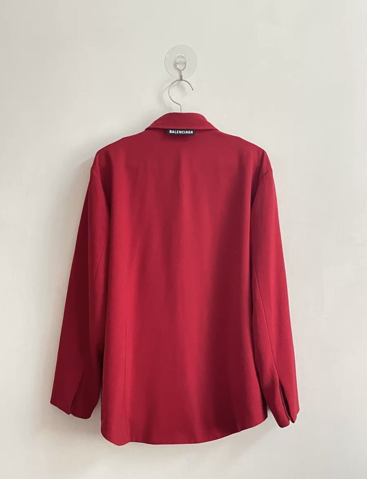Balenciaga Balenciaga 19ss red shirts Size US M / EU 48-50 / 2 - 2 Thumbnail